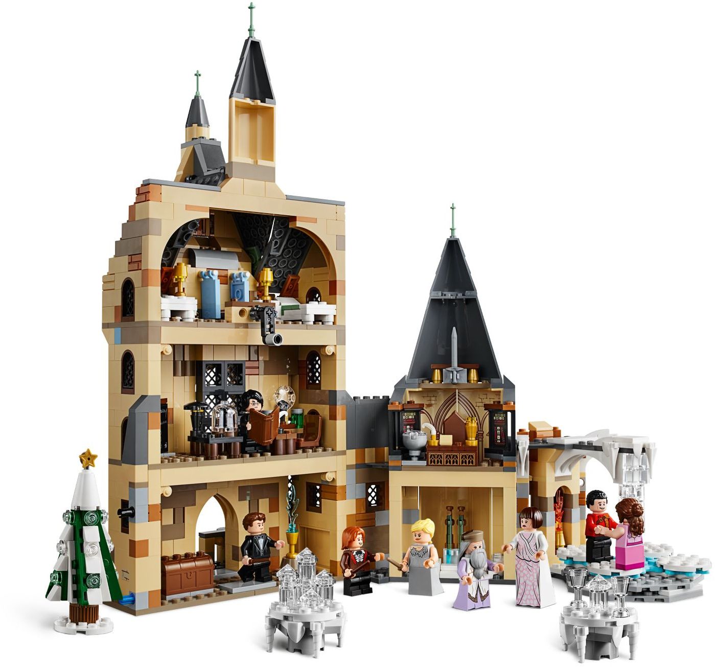 Hogwarts Clock Tower 75948 - góc nhìn khác của bộ LEGO