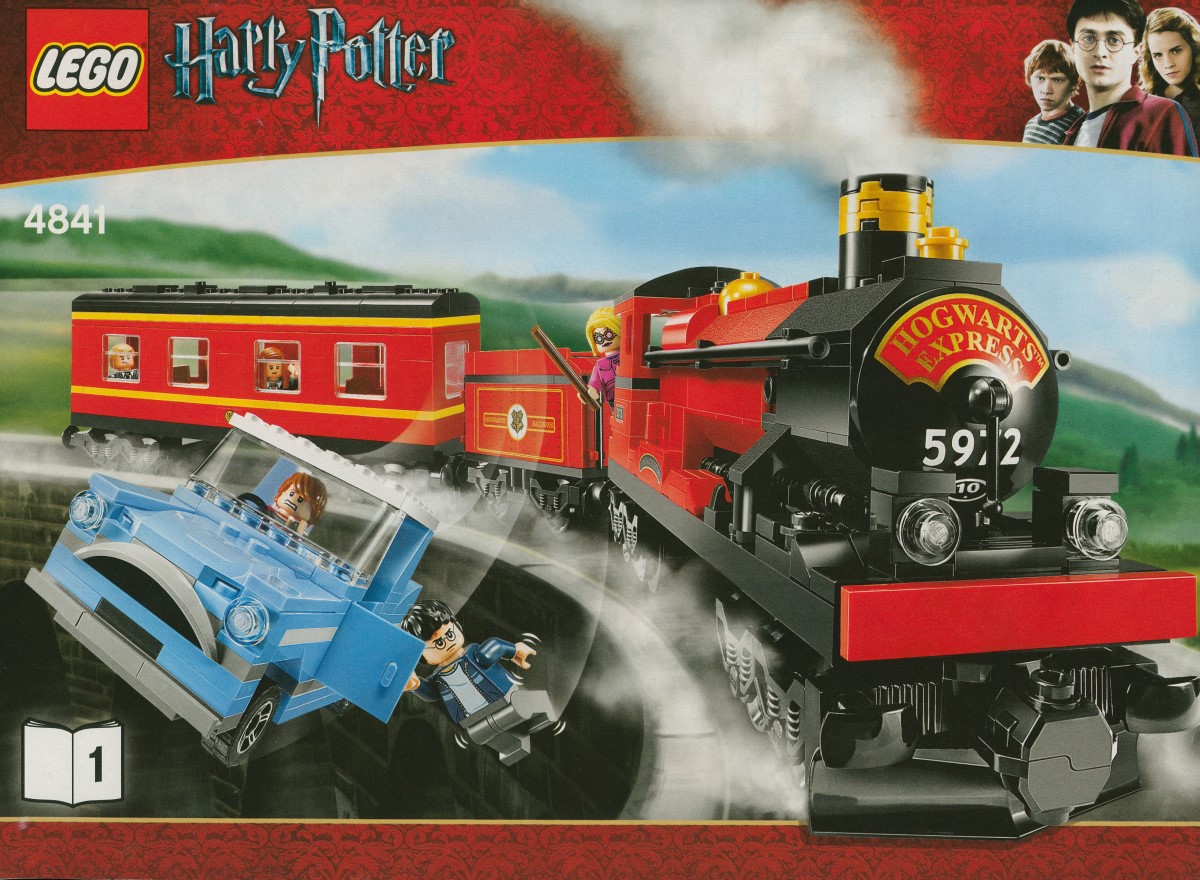 Hogwarts Express 4841 - hình ảnh tổng thể bộ LEGO