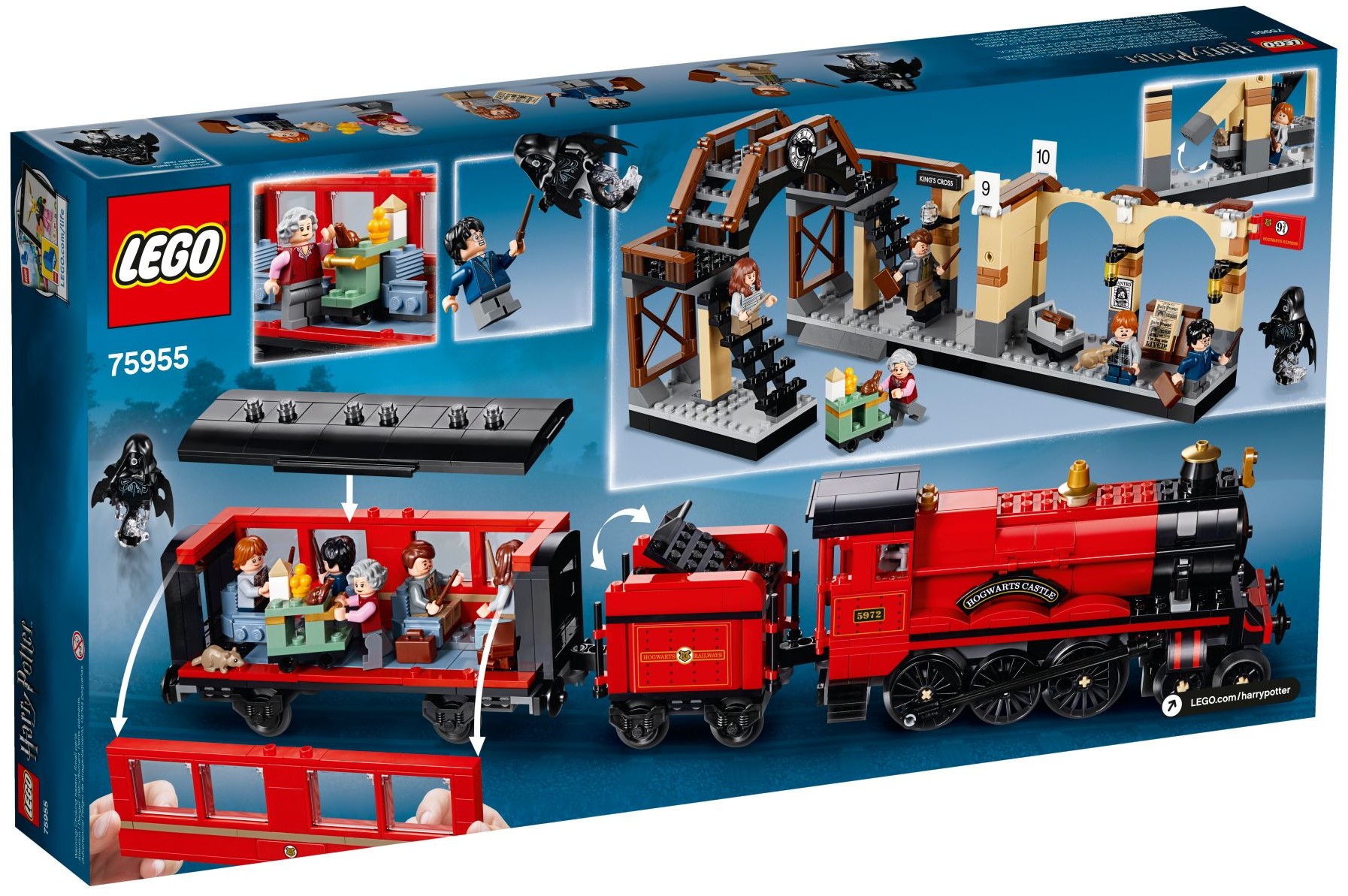 Hogwarts Express 75955 - hình ảnh chi tiết bộ LEGO