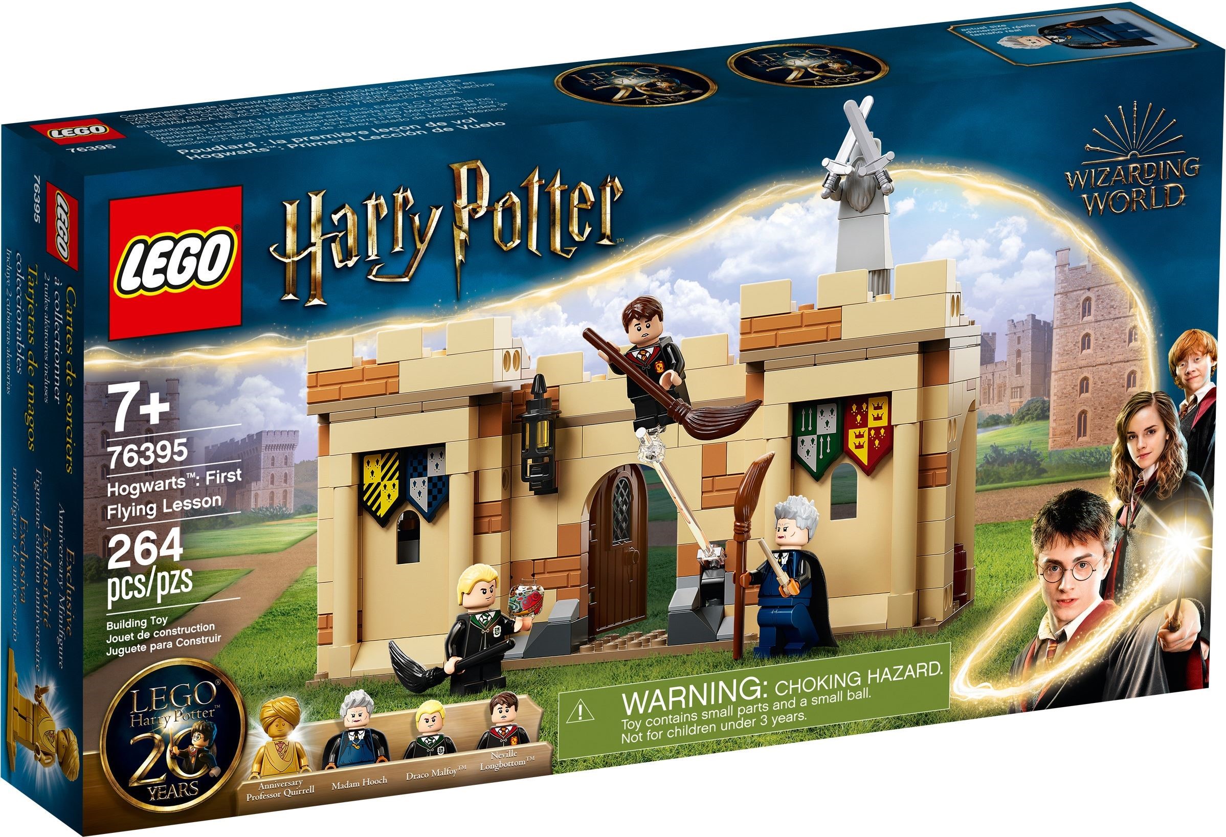 Hogwarts: First Flying Lesson 76395 - hình ảnh tổng thể bộ LEGO
