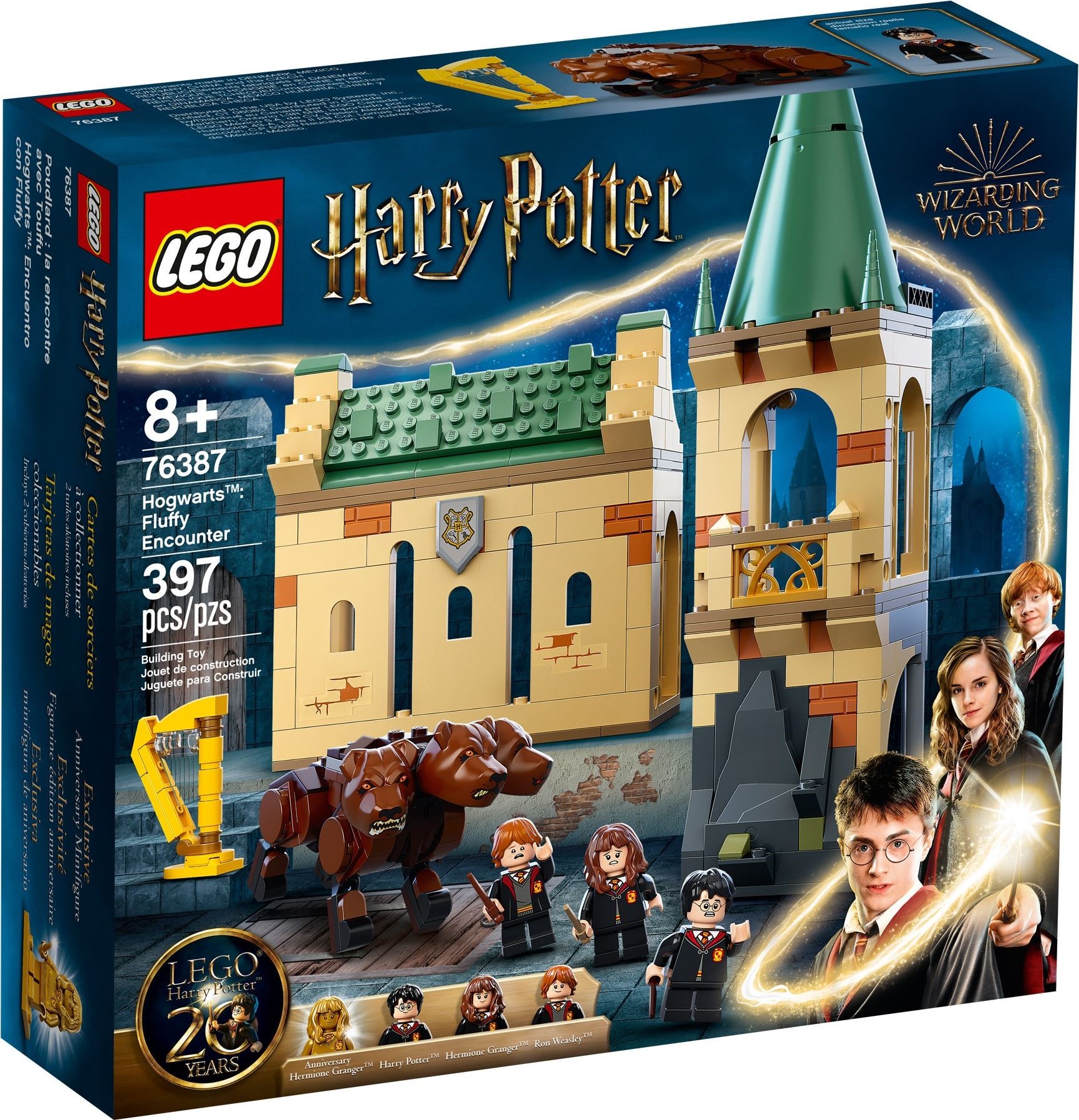 Hogwarts: Fluffy Encounter 76387 - hình ảnh tổng thể bộ LEGO