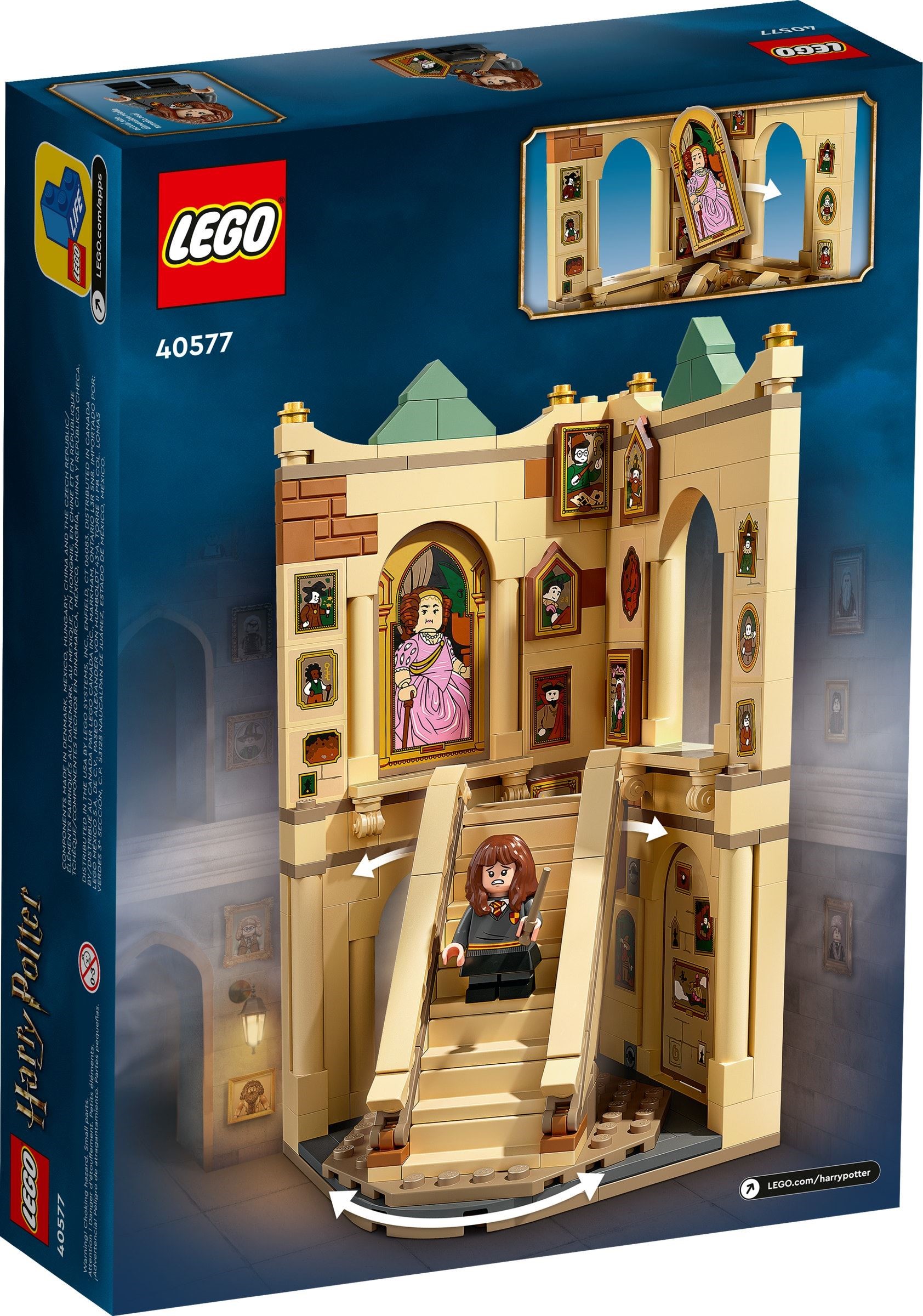 Hogwarts: Grand Staircase 40577 - hình ảnh chi tiết bộ LEGO