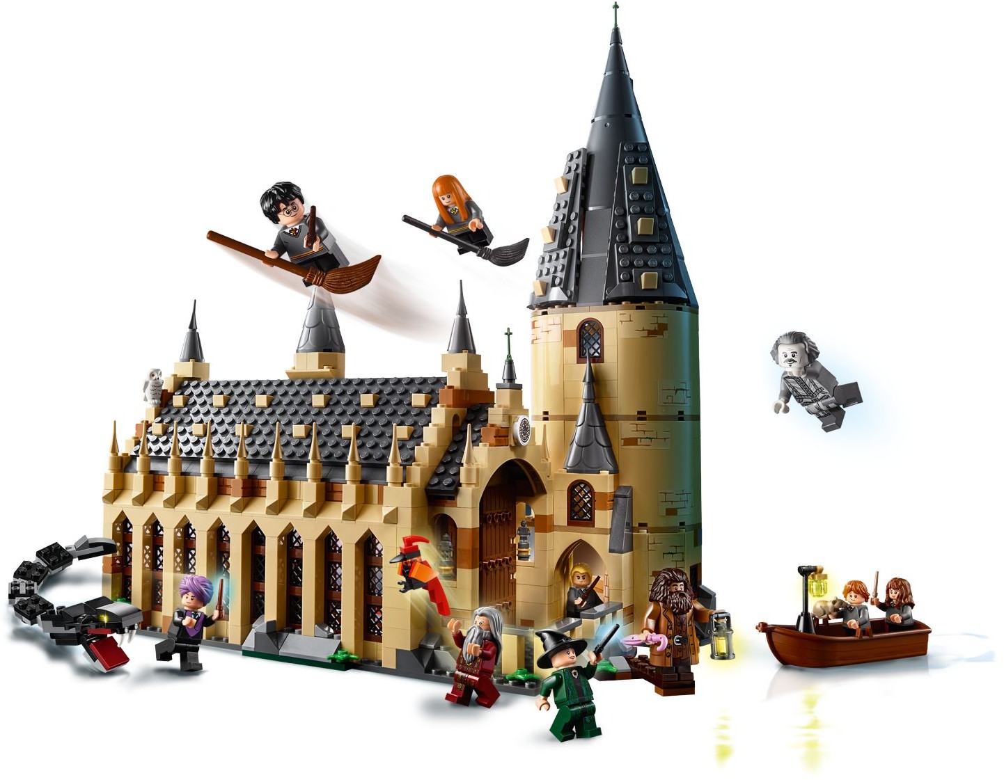 Hogwarts Great Hall 75954 - hình ảnh tổng thể bộ LEGO