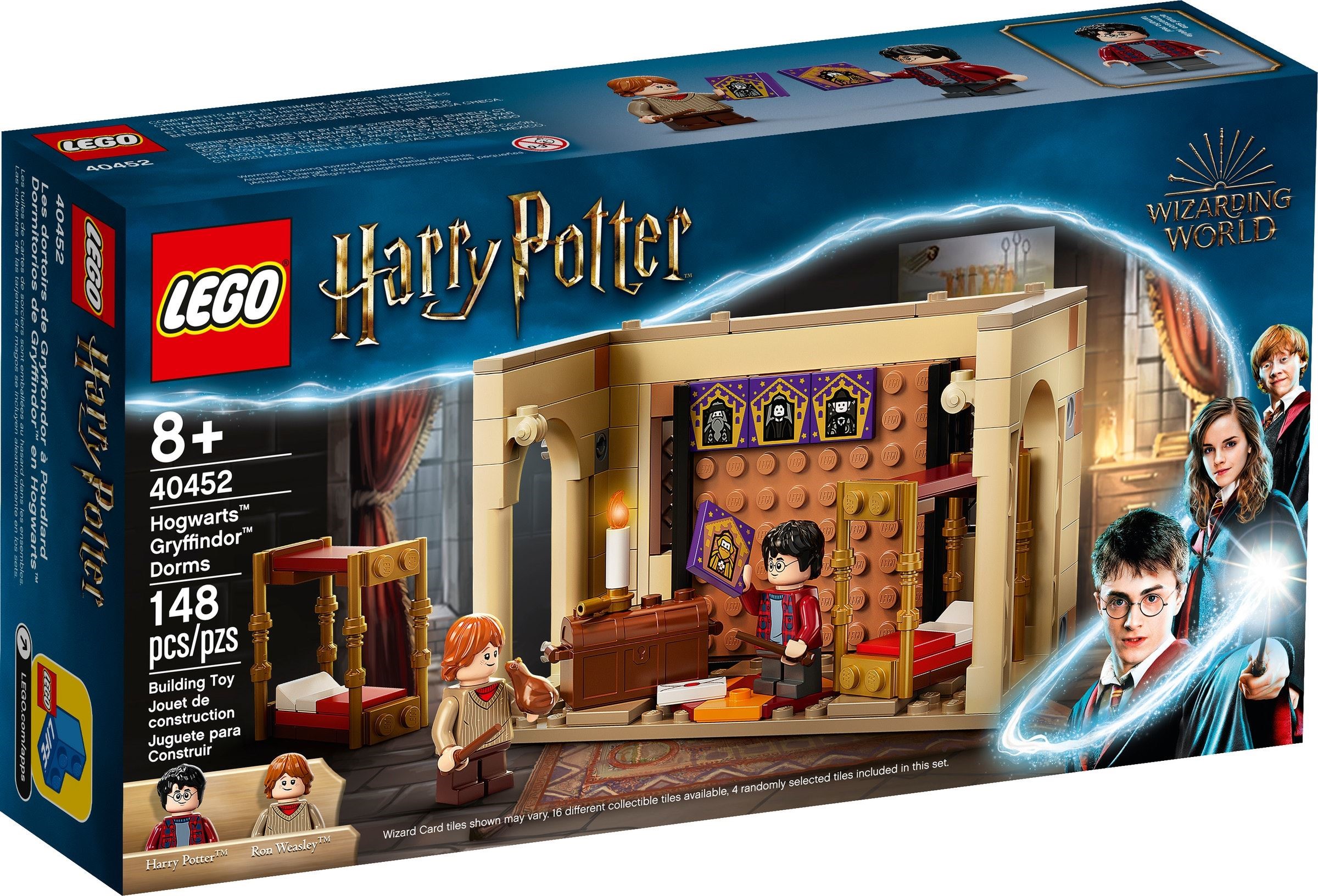 Hogwarts Gryffindor Dorms 40452 - góc nhìn khác của bộ LEGO