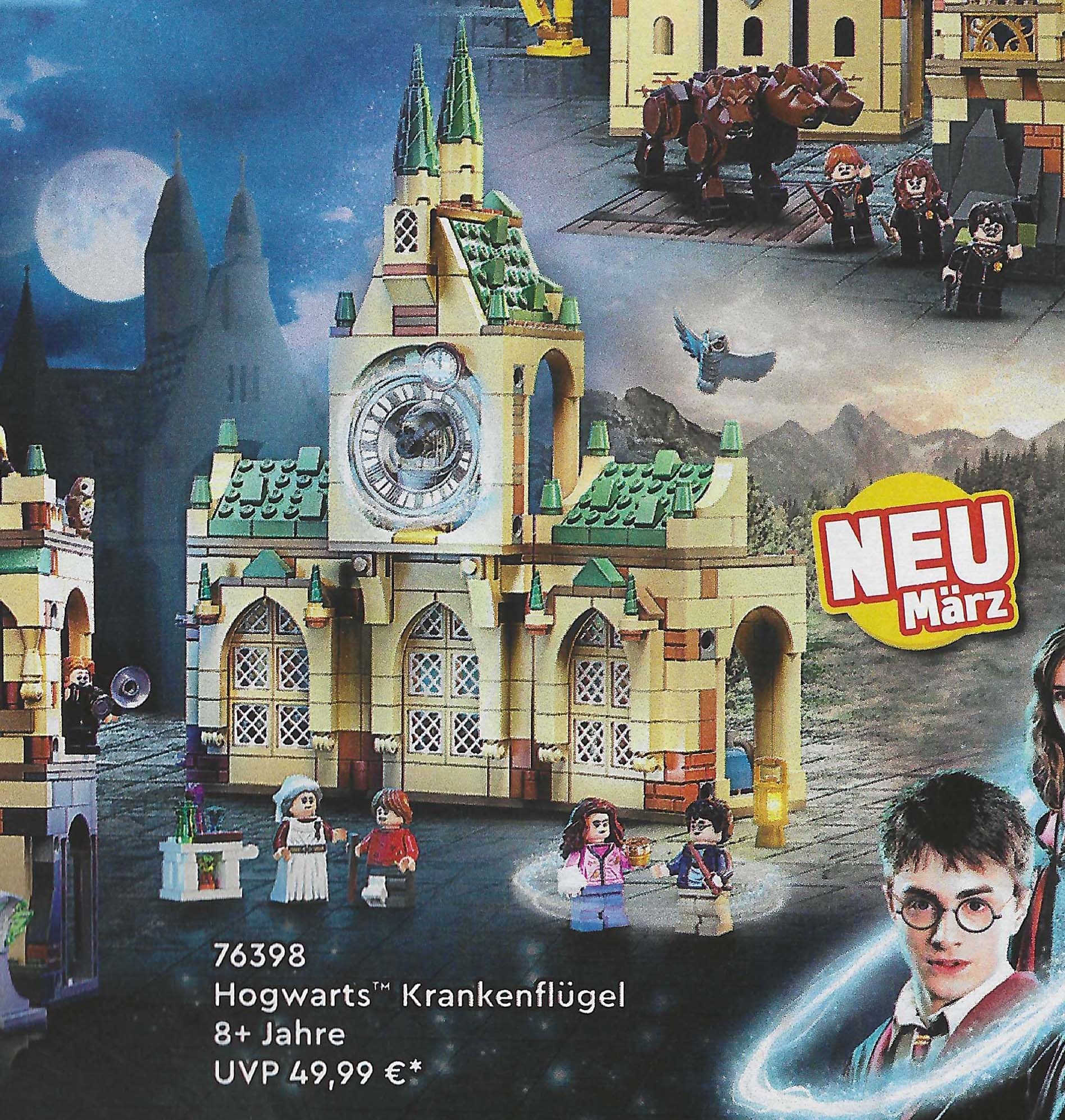 Hogwarts Hospital Wing 76398 - hình ảnh tổng thể bộ LEGO