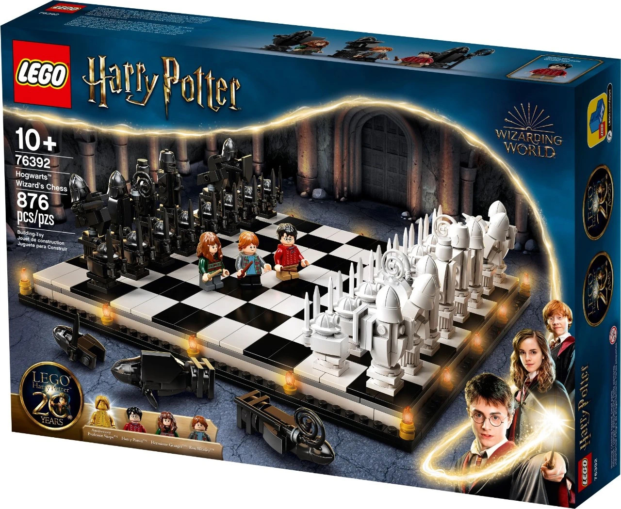 Hogwarts Wizard’s Chess 76392 - hình ảnh tổng thể bộ LEGO