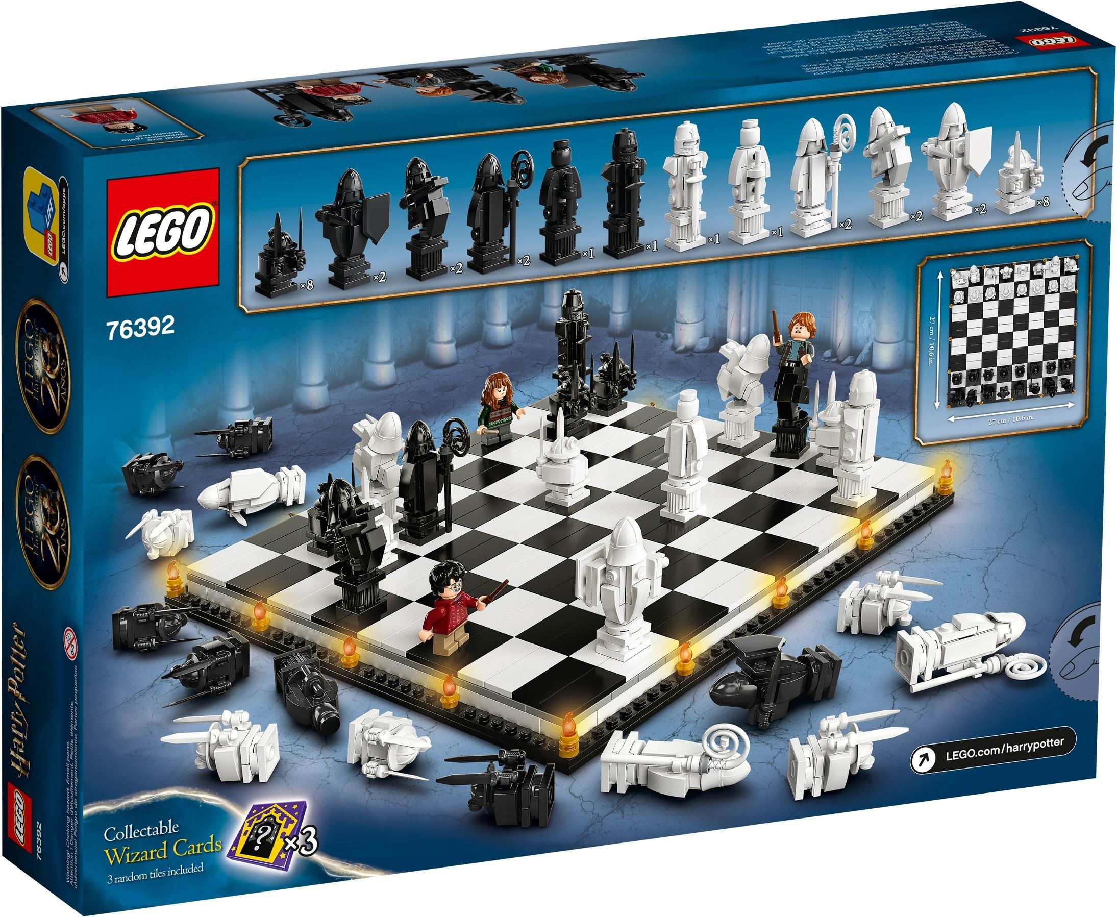 Hogwarts Wizard’s Chess 76392 - góc nhìn khác của bộ LEGO