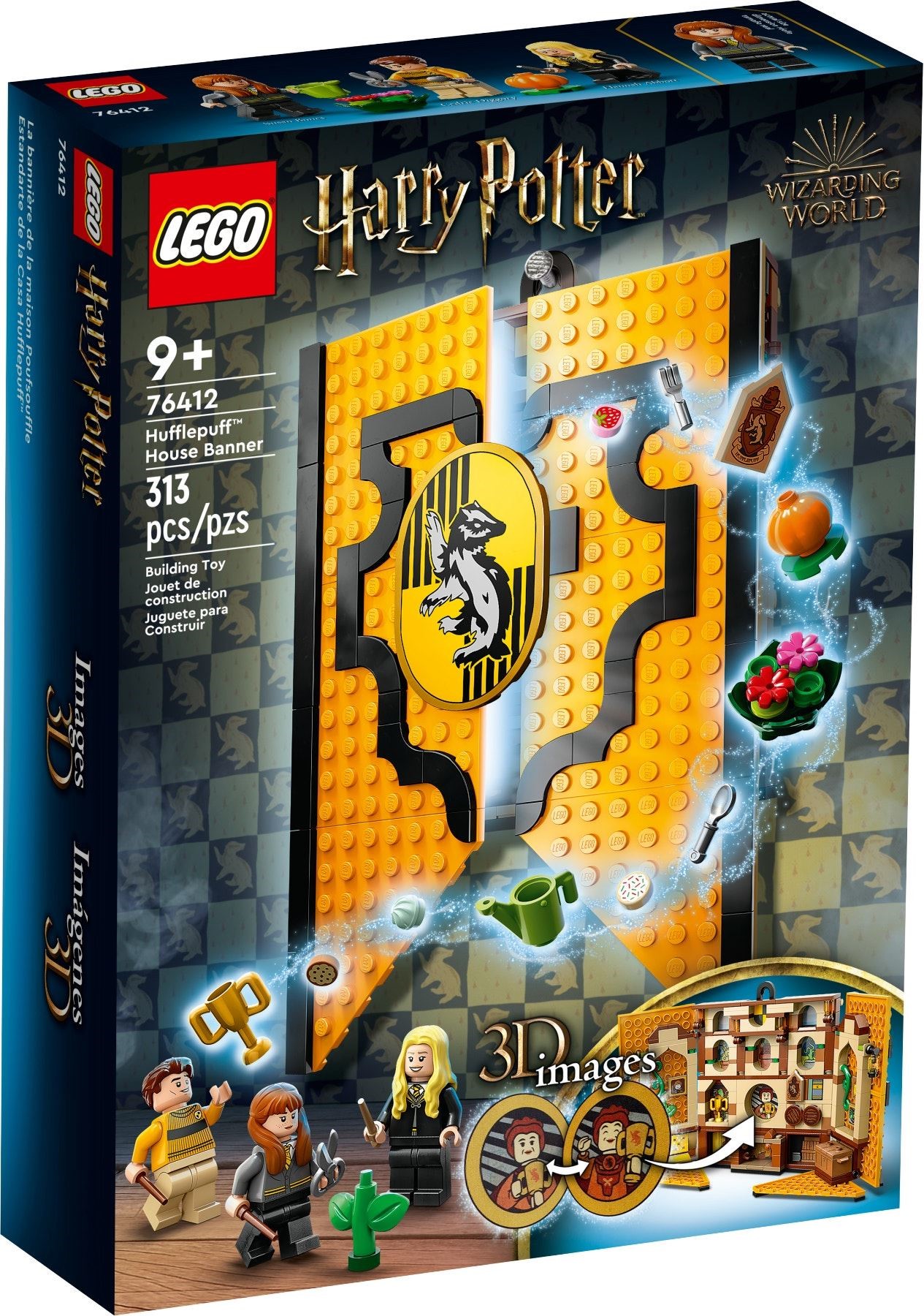 Hufflepuff House Banner 76412 - hình ảnh tổng thể bộ LEGO