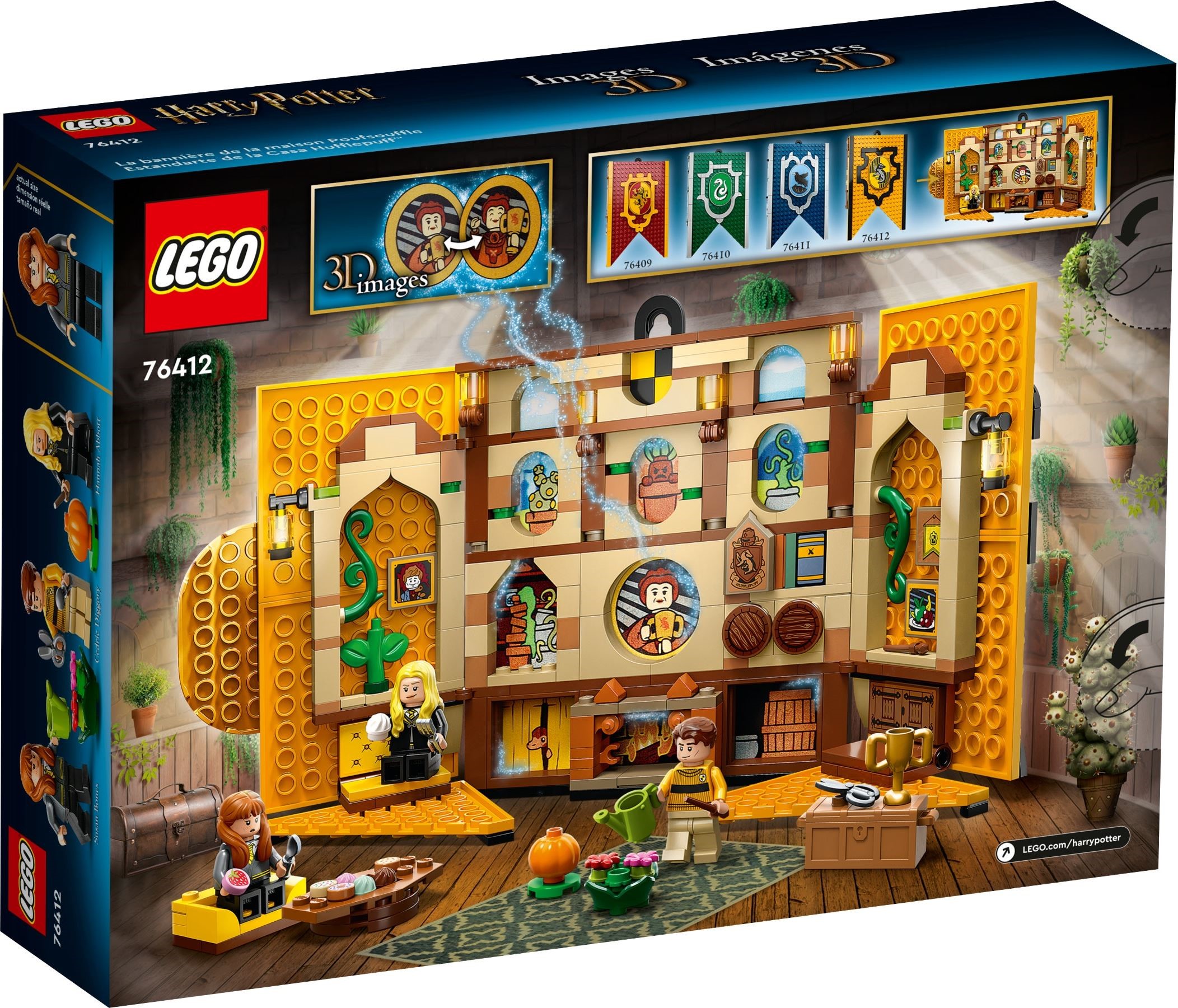Hufflepuff House Banner 76412 - hình ảnh chi tiết bộ LEGO