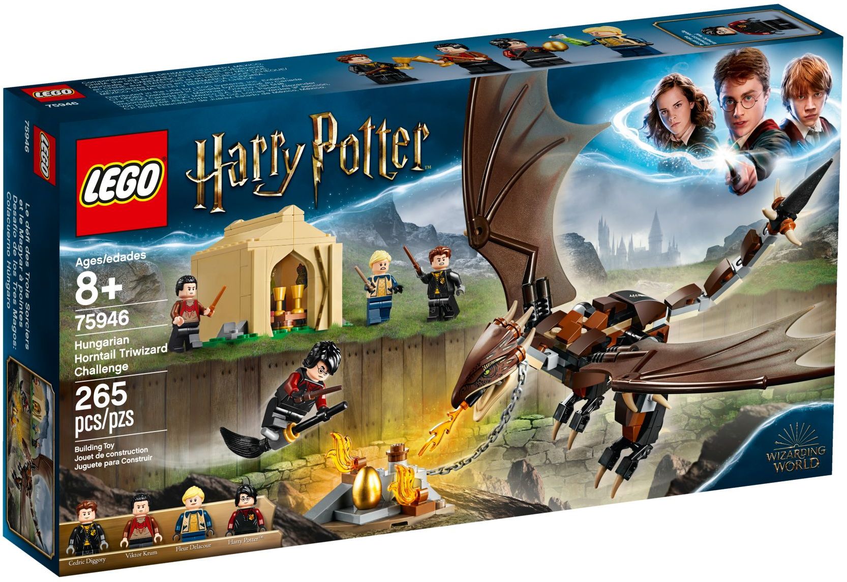Hungarian Horntail Triwizard Challenge 75946 - hình ảnh tổng thể bộ LEGO