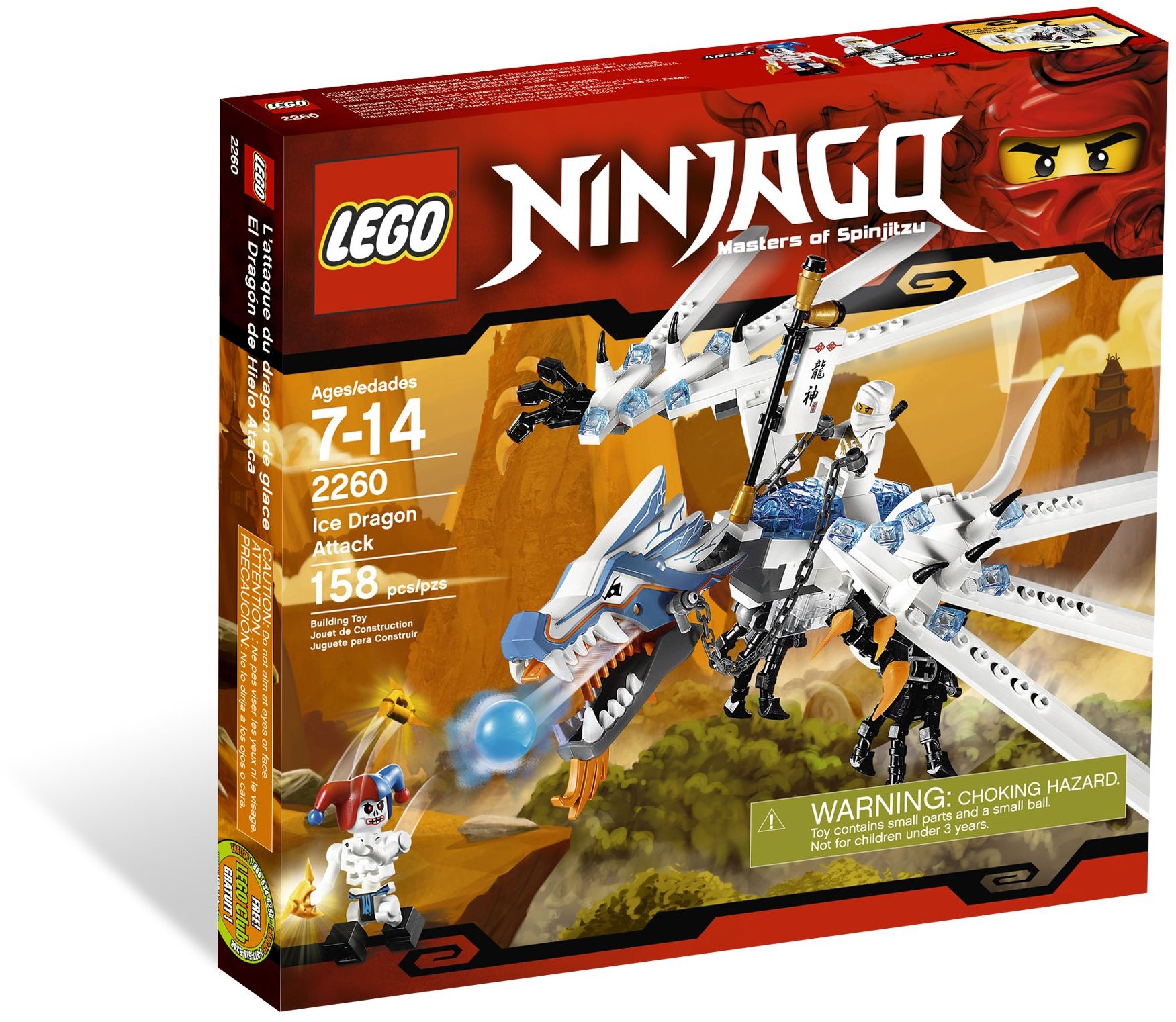Ice Dragon Attack 2260 - hình ảnh tổng thể bộ LEGO