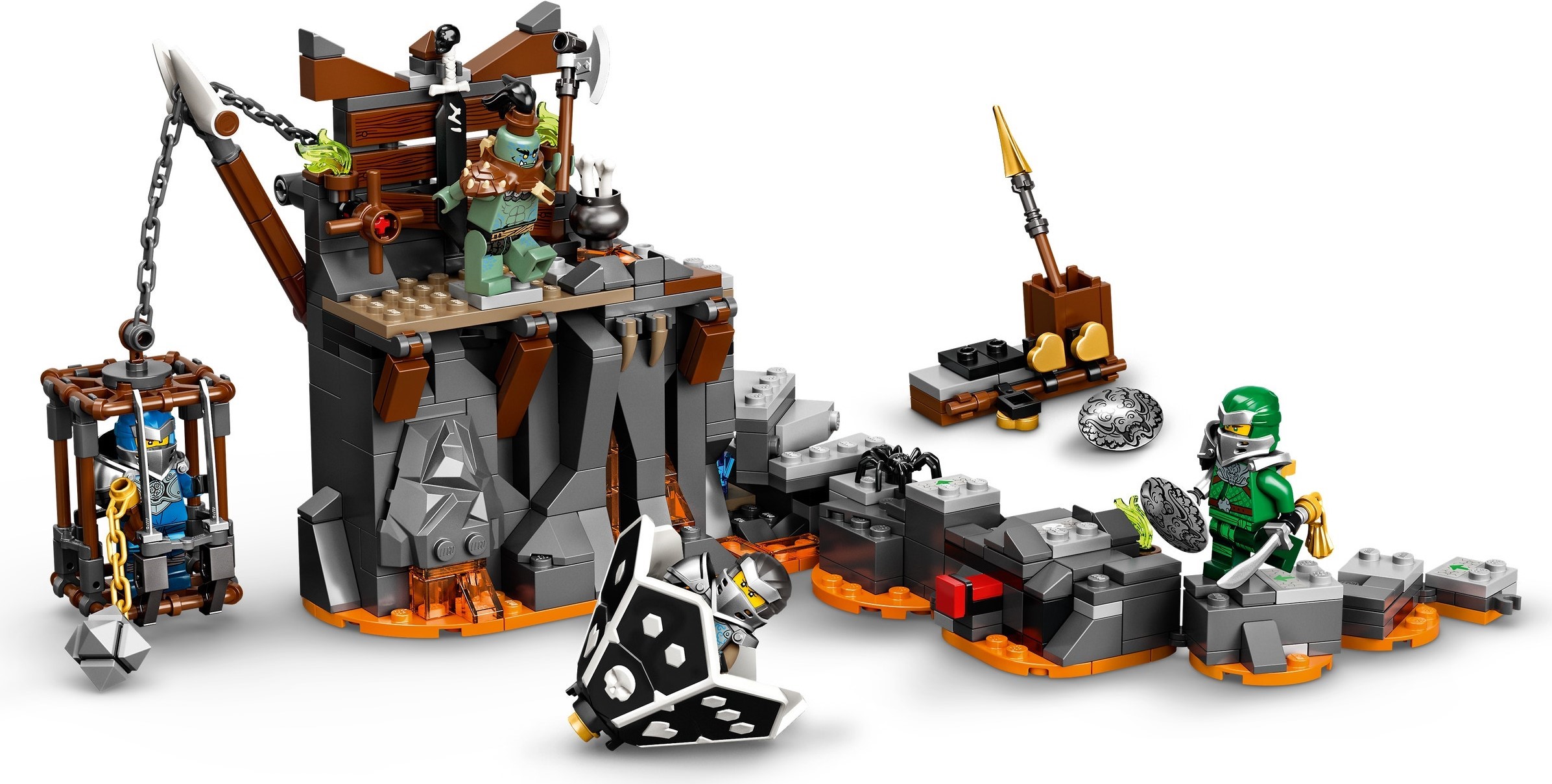 Journey to the Skull Dungeons 71717 - góc nhìn khác của bộ LEGO