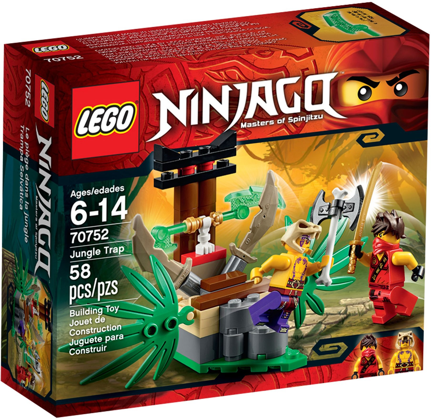 Jungle Trap 70752 - hình ảnh tổng thể bộ LEGO
