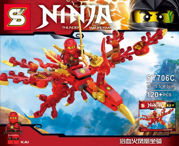 Kai and Phoenix - hình ảnh tổng thể bộ LEGO