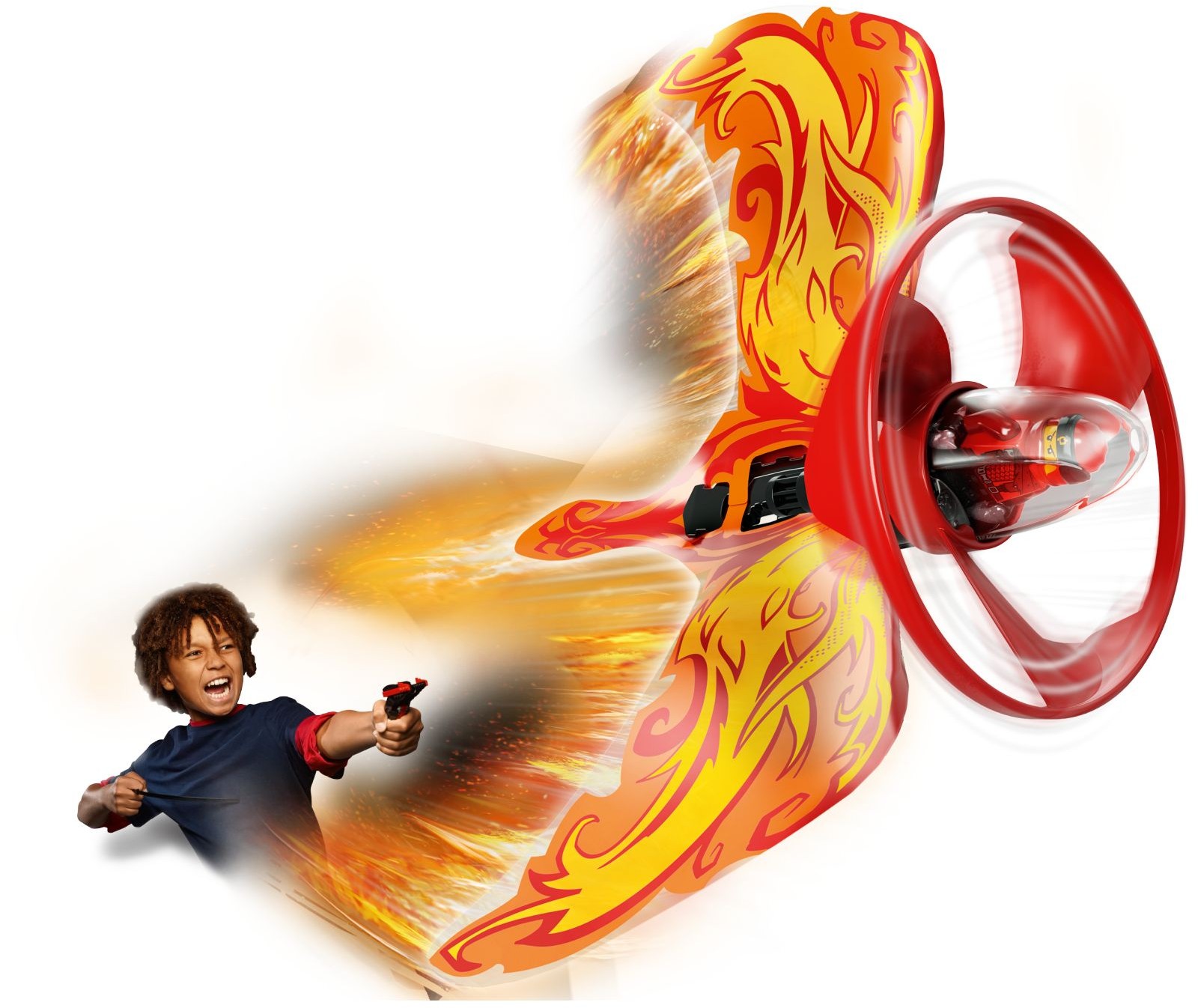 Kai - Dragon Master 70647 - hình ảnh tổng thể bộ LEGO