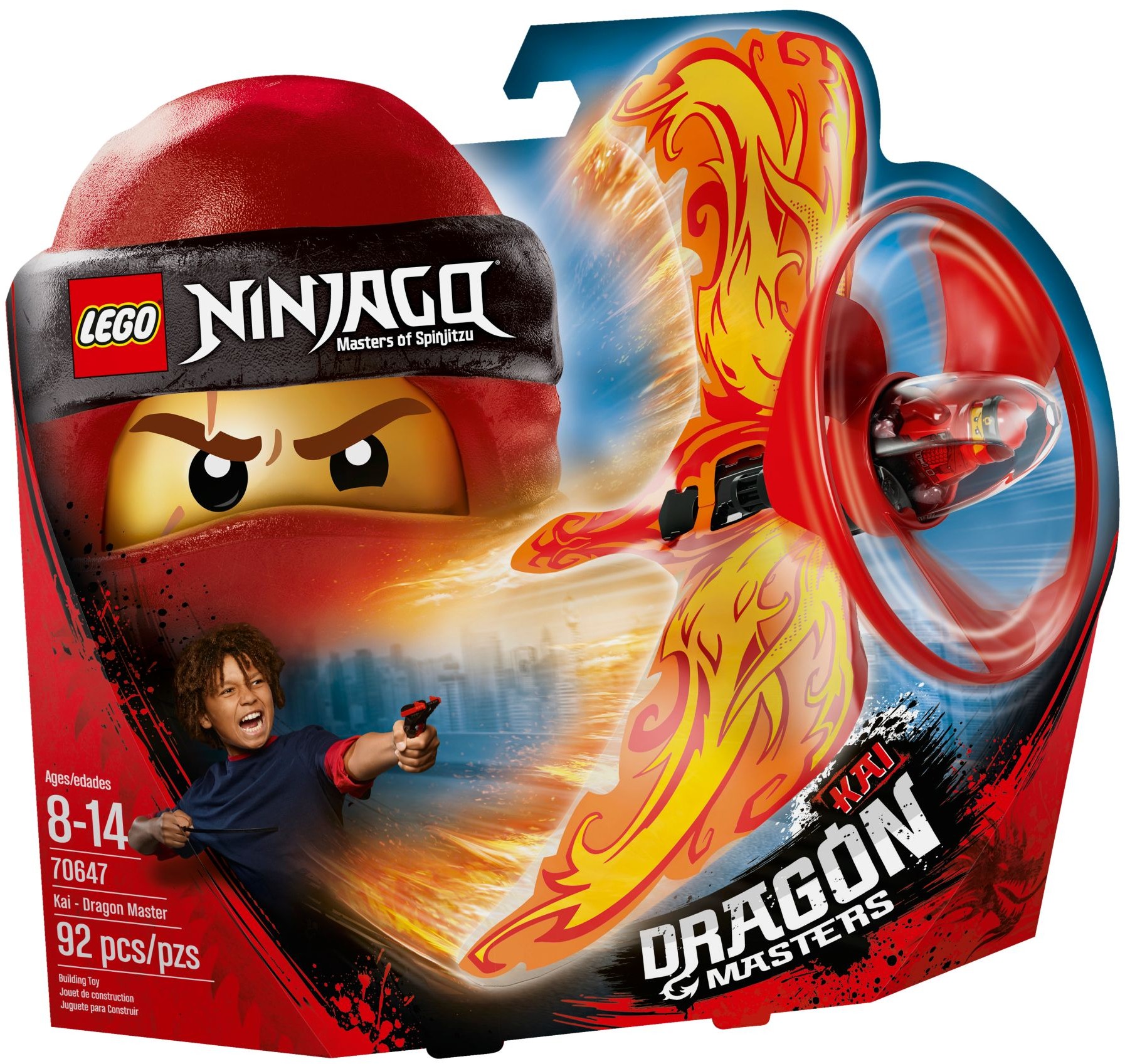 Kai - Dragon Master 70647 - góc nhìn khác của bộ LEGO