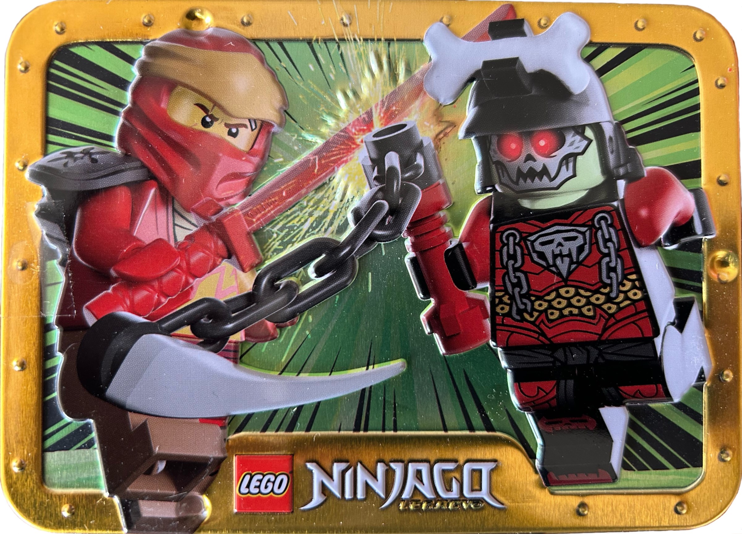 Kai vs. Skeleton King 112324 - hình ảnh tổng thể bộ LEGO