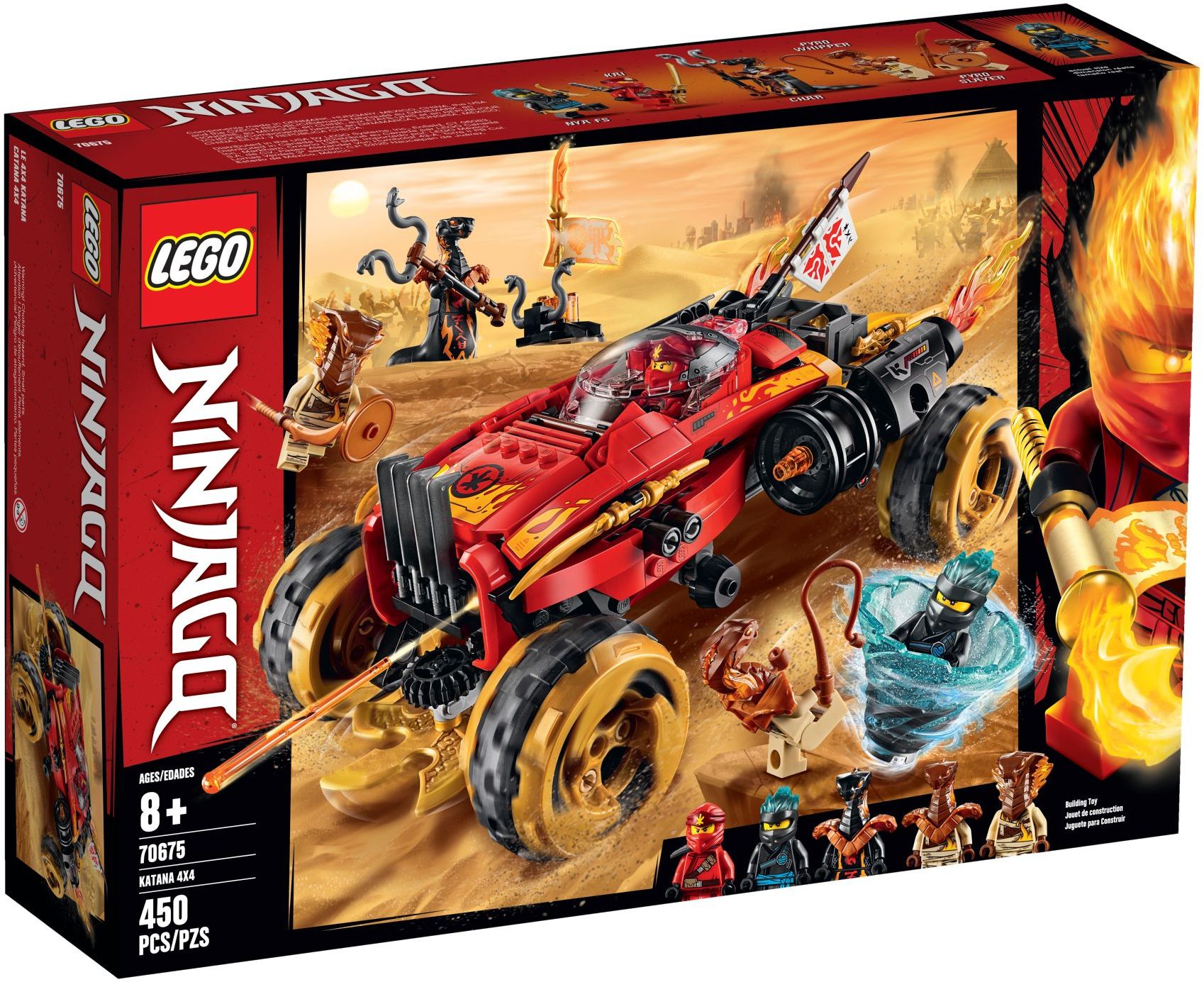 Katana 4X4 70675 - hình ảnh tổng thể bộ LEGO