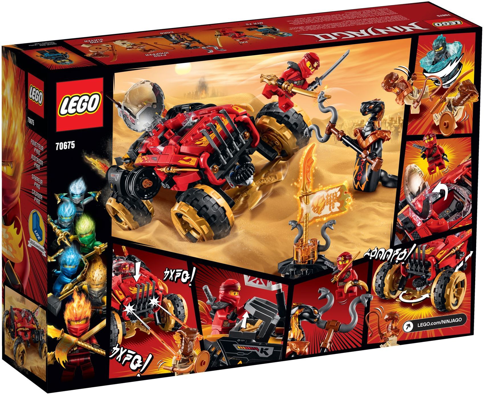 Katana 4X4 70675 - hình ảnh chi tiết bộ LEGO