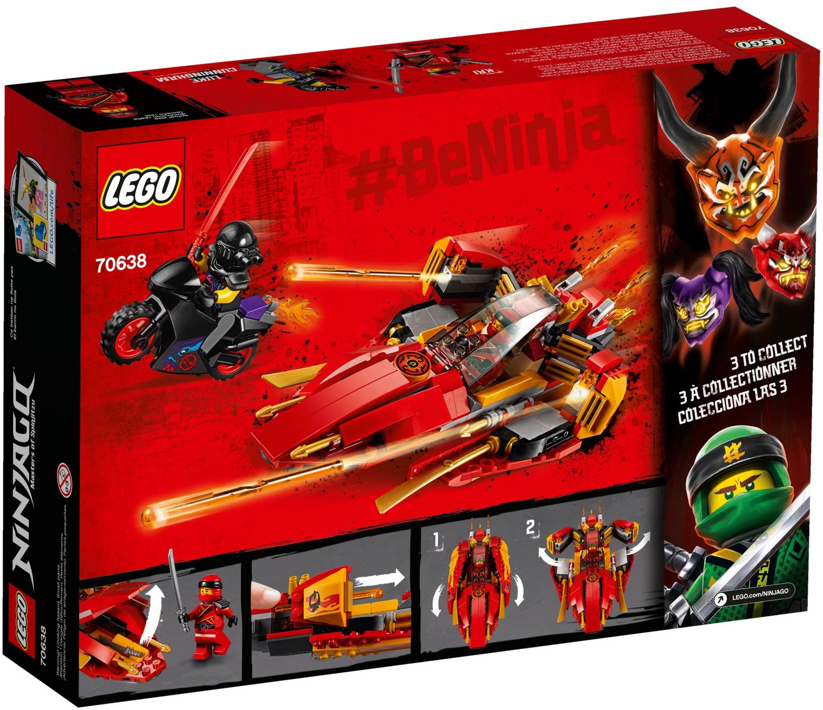 Katana V11 70638 - hình ảnh tổng thể bộ LEGO