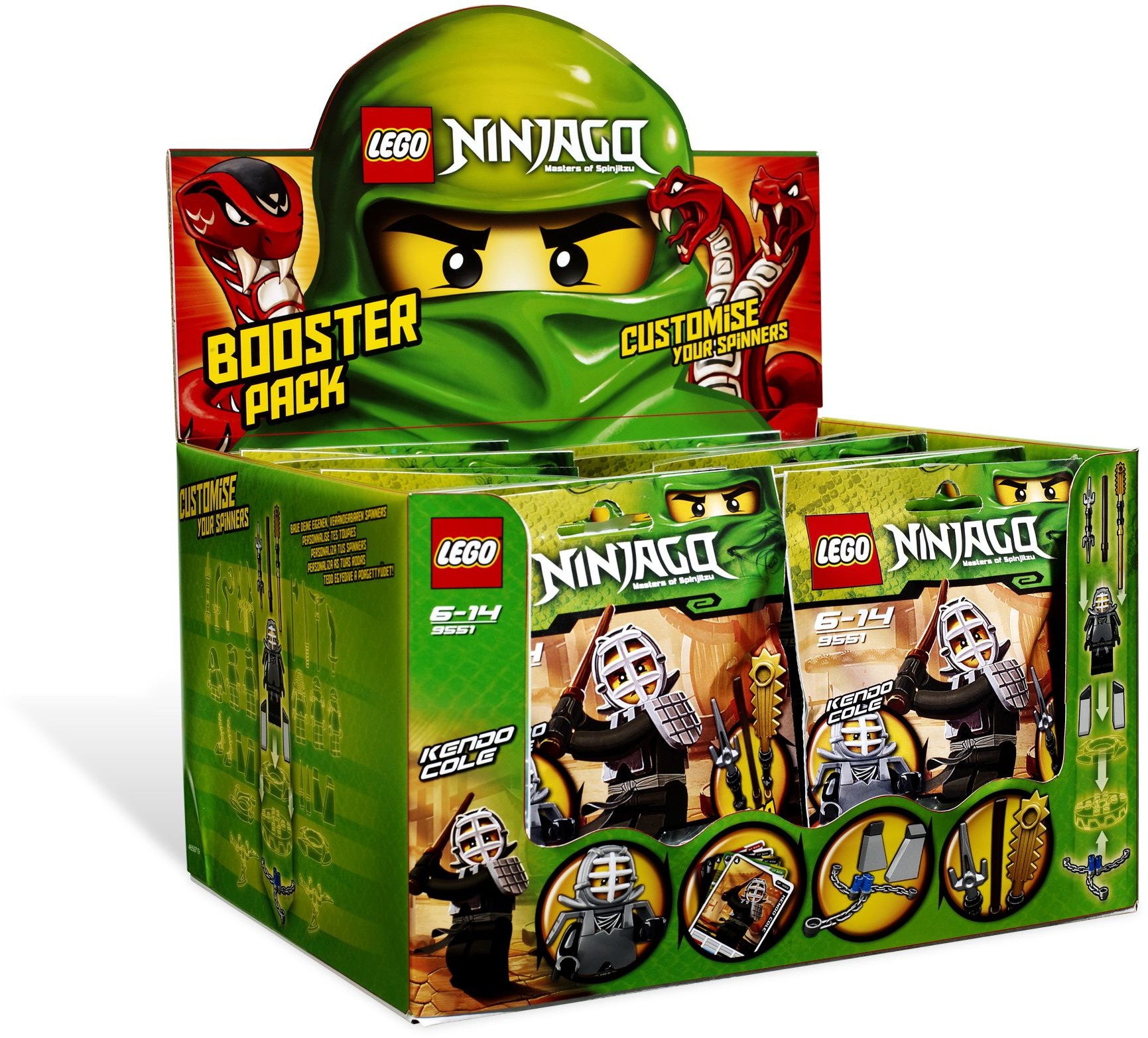 Kendo Cole 9551 - hình ảnh chi tiết bộ LEGO