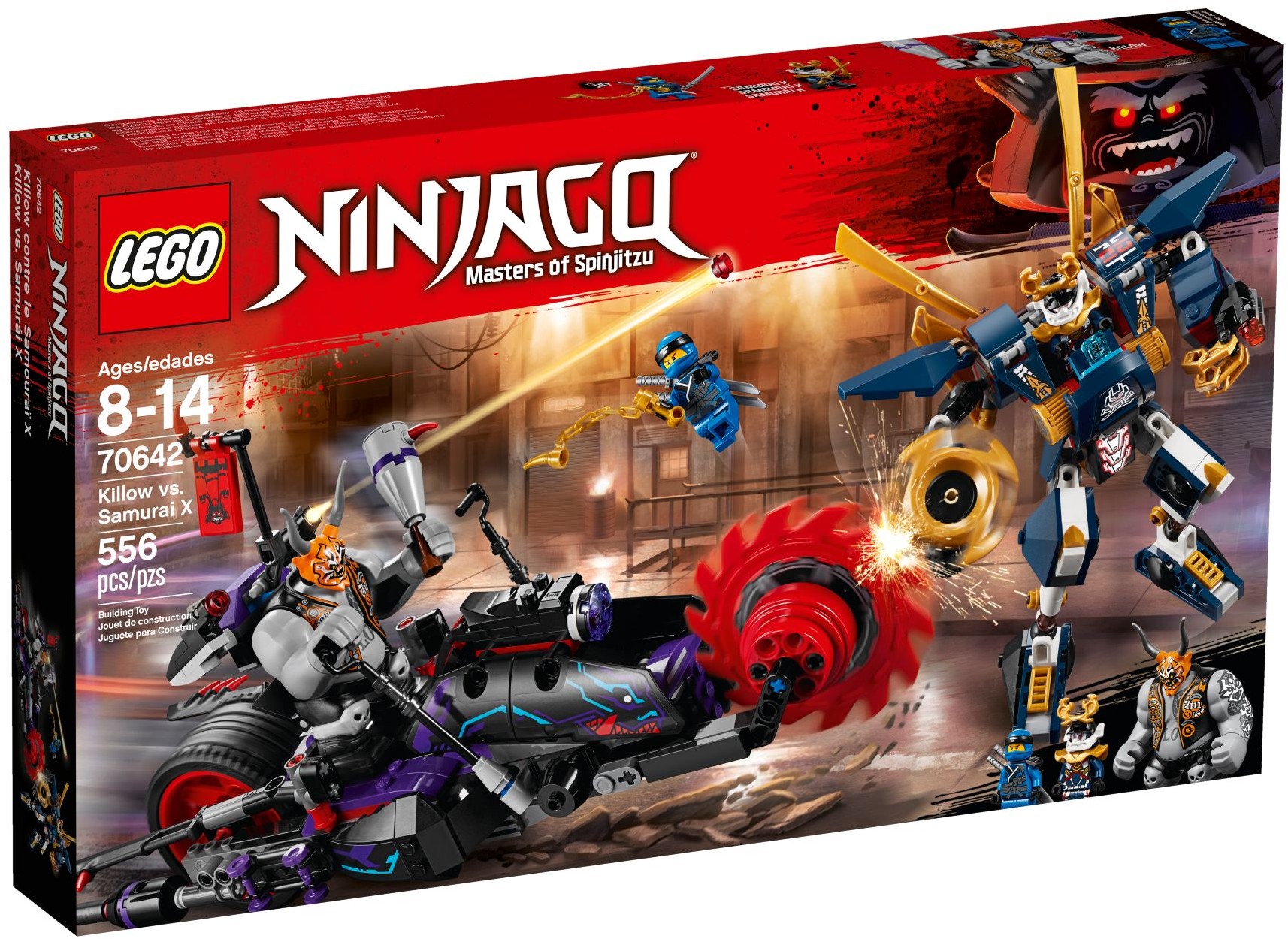 Killow vs. Samurai X 70642 - hình ảnh tổng thể bộ LEGO