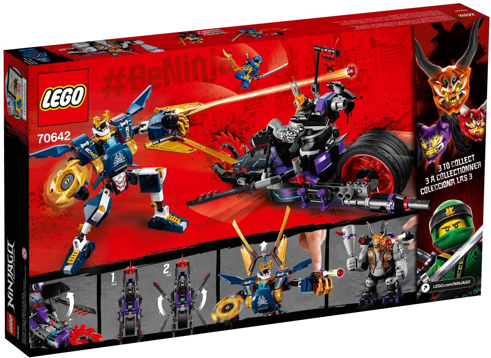 Killow vs. Samurai X 70642 - hình ảnh chi tiết bộ LEGO