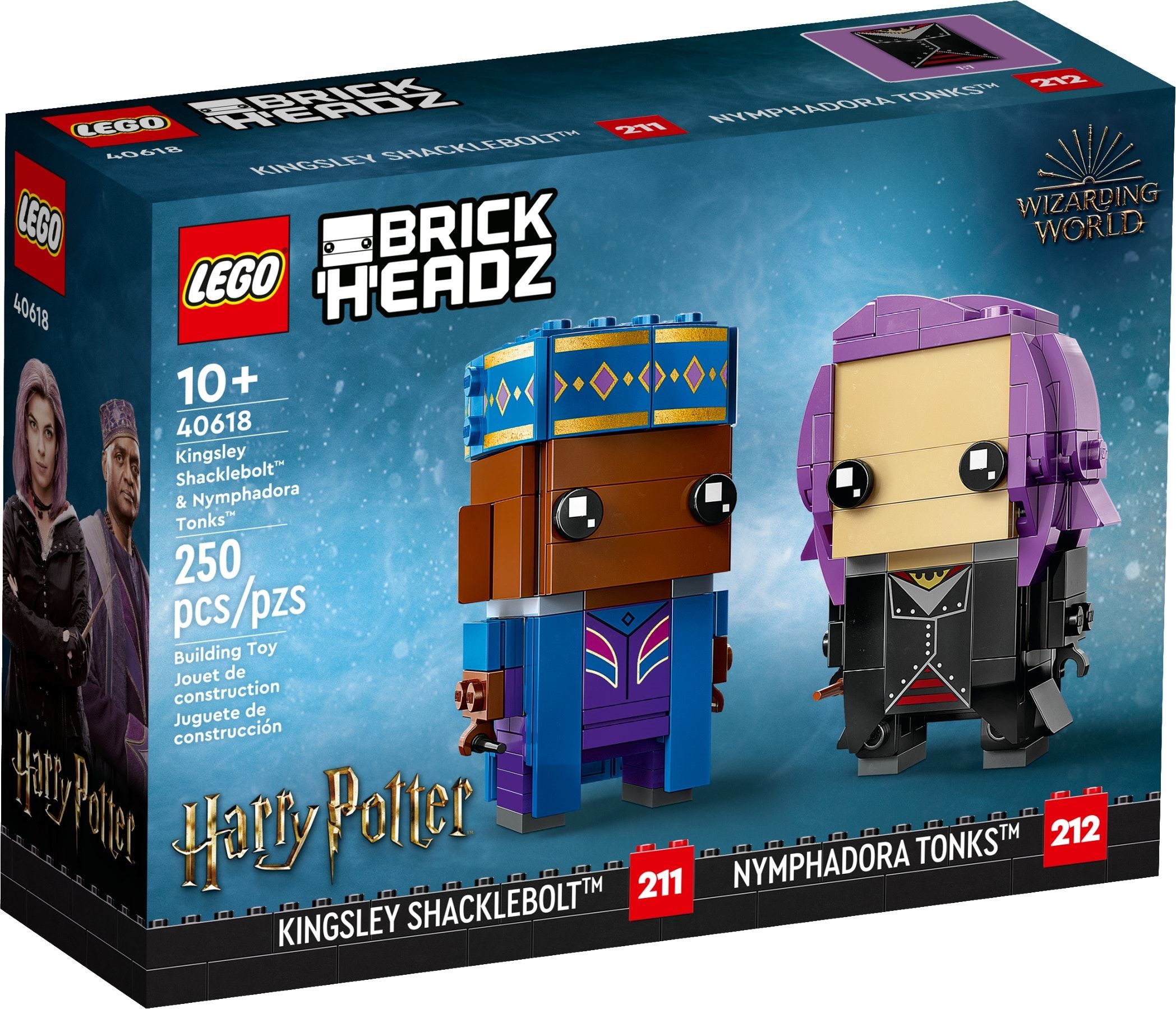 Kingsley Shacklebolt & Nymphadora Tonks 40618 - hình ảnh tổng thể bộ LEGO