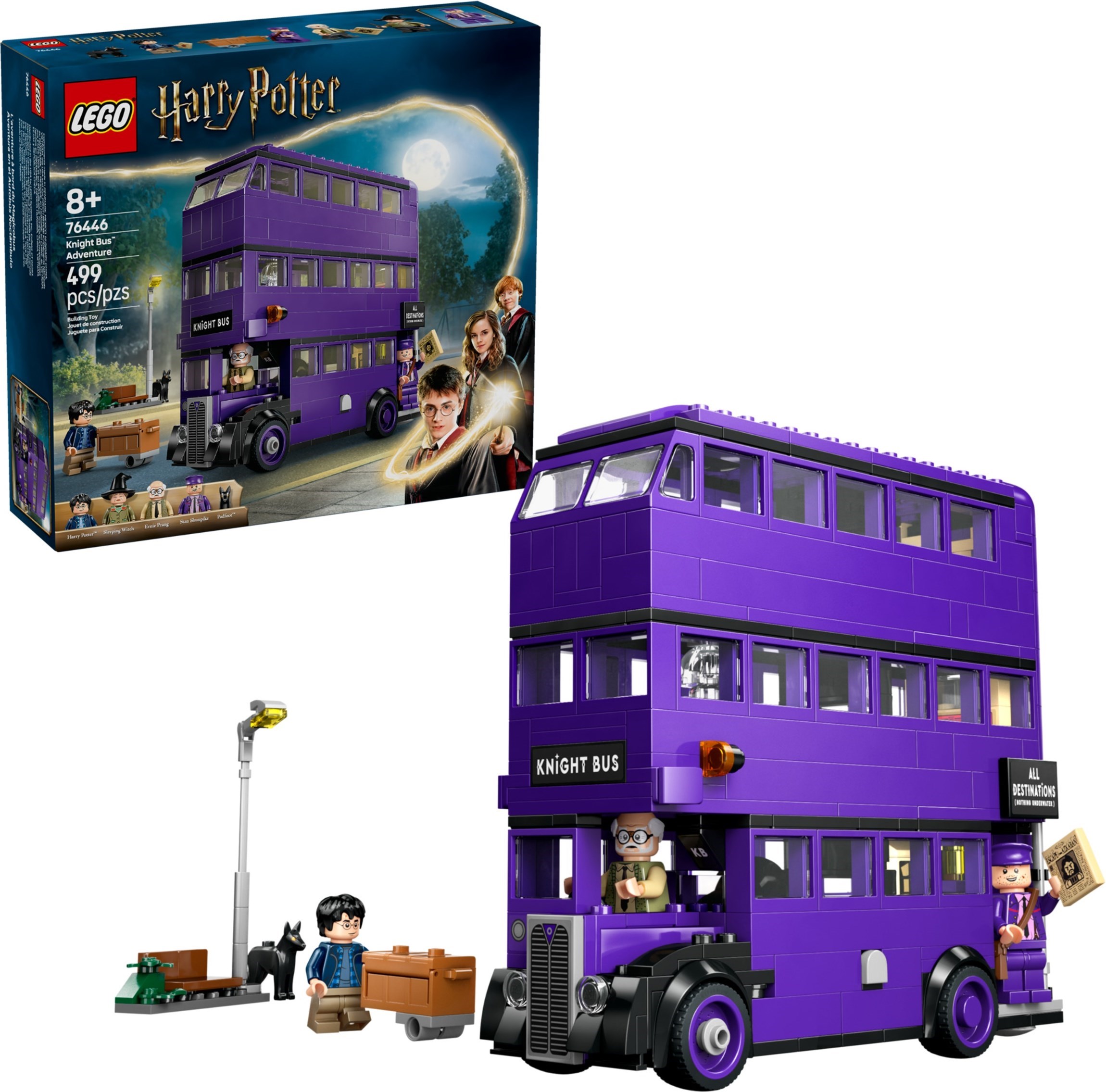Knight Bus Adventure 76446 - hình ảnh tổng thể bộ LEGO