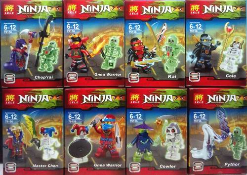 将牌LELE 79156 - hình ảnh tổng thể bộ LEGO