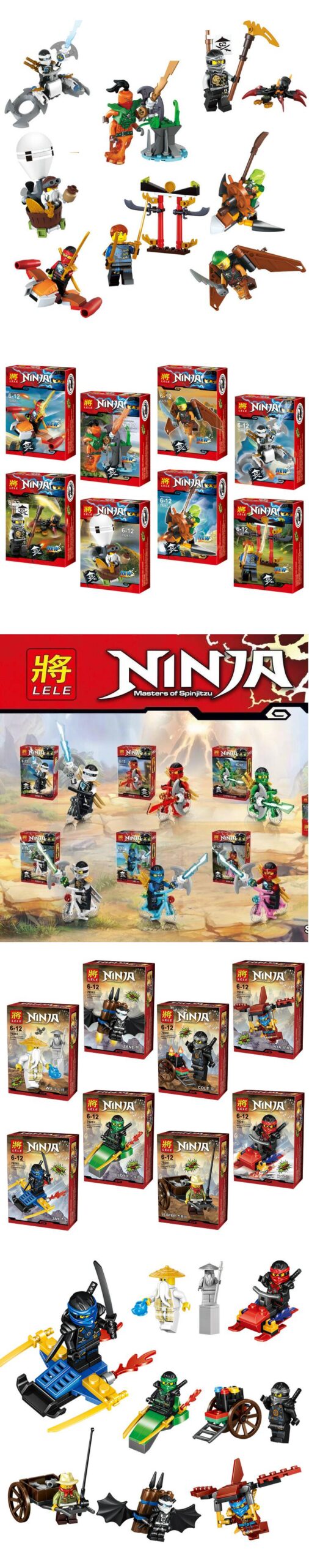 将牌LELE 79267 - hình ảnh tổng thể bộ LEGO
