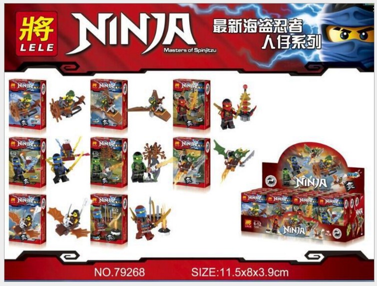 将牌LELE 79268 - hình ảnh tổng thể bộ LEGO