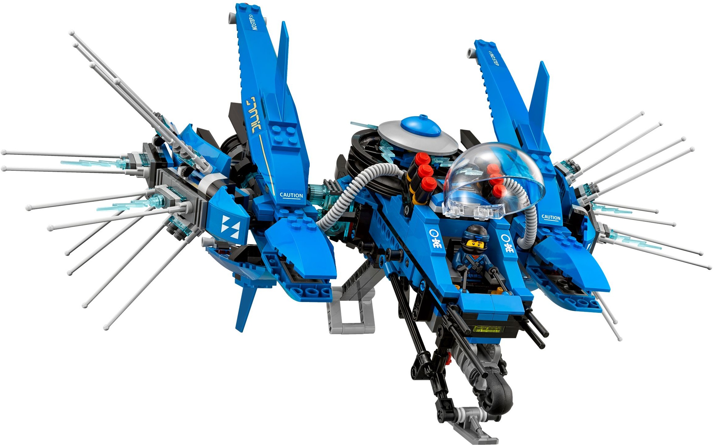 Lightning Jet 70614 - góc nhìn khác của bộ LEGO