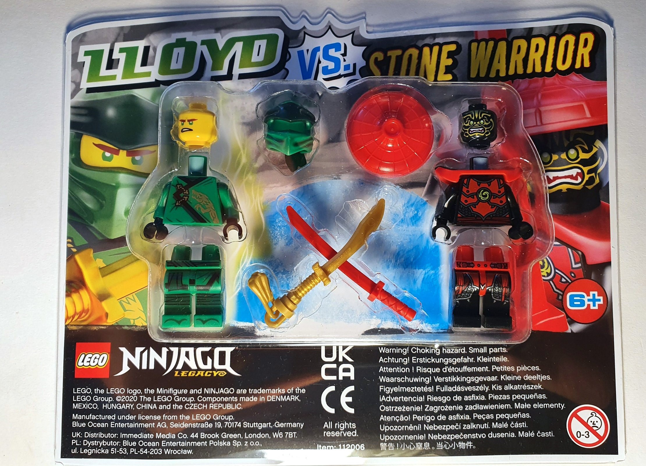 Lloyd vs. Stone Warrior blister pack 112006 - hình ảnh tổng thể bộ LEGO