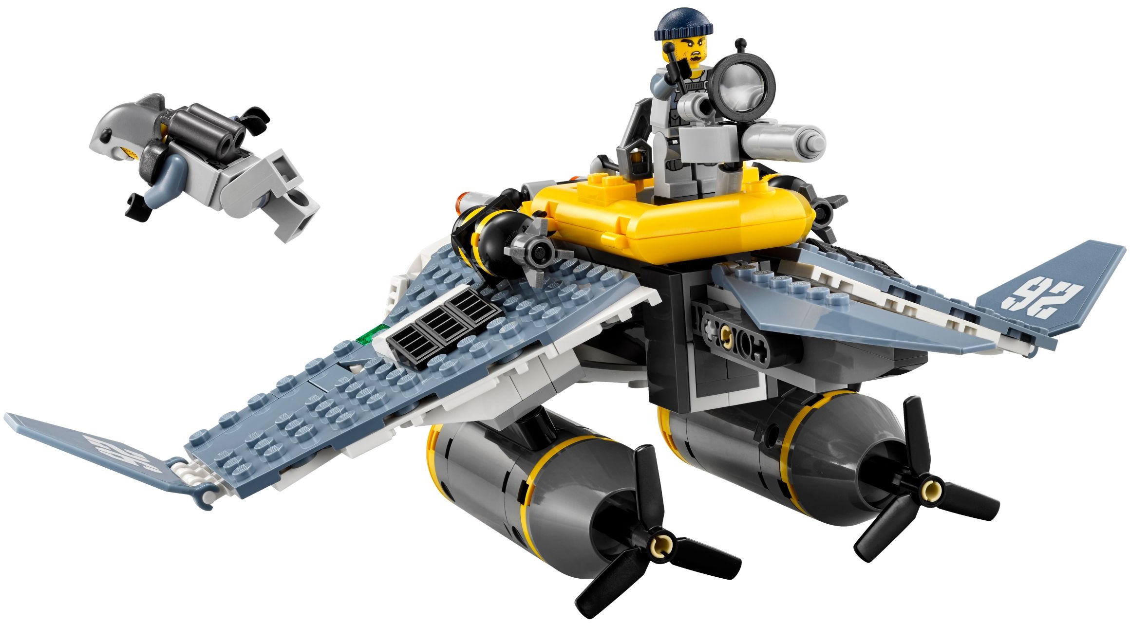 Manta Ray Bomber 70609 - góc nhìn khác của bộ LEGO