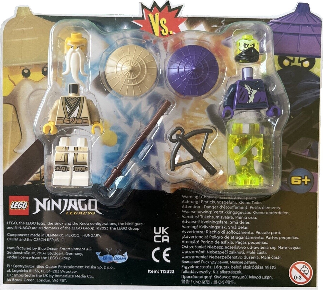 Master Wu vs. Ghost Archer 112323 - hình ảnh tổng thể bộ LEGO