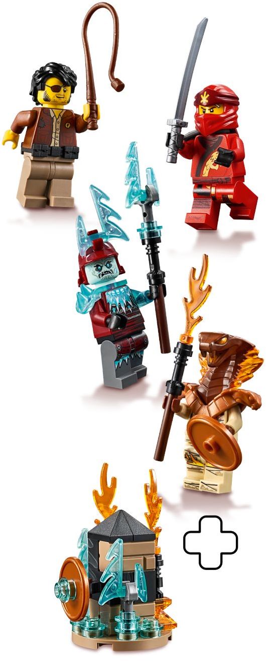 MF Set – NINJAGO® 2019 40342 - hình ảnh tổng thể bộ LEGO