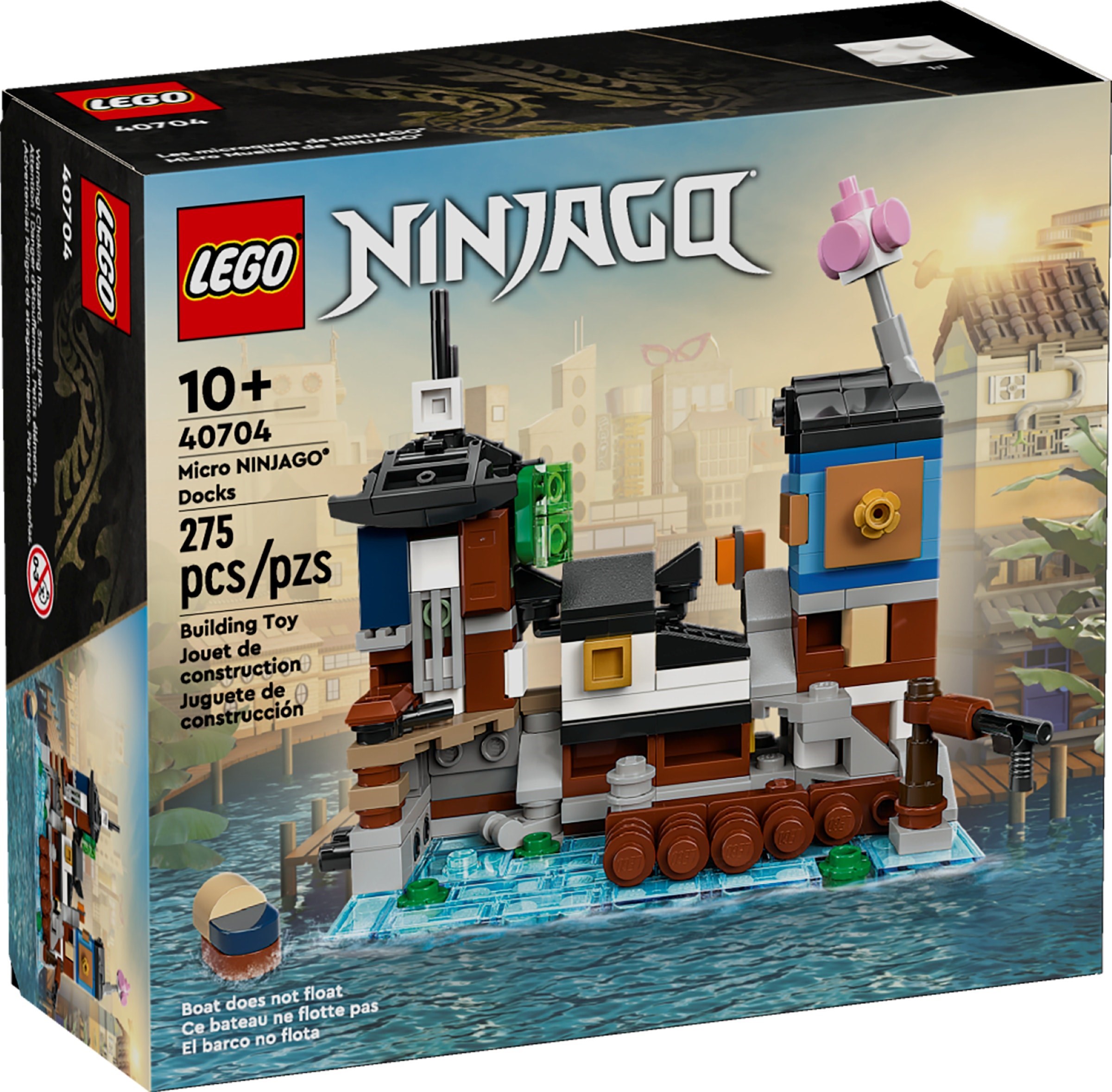 Micro NINJAGO Docks 40704 - hình ảnh chi tiết bộ LEGO