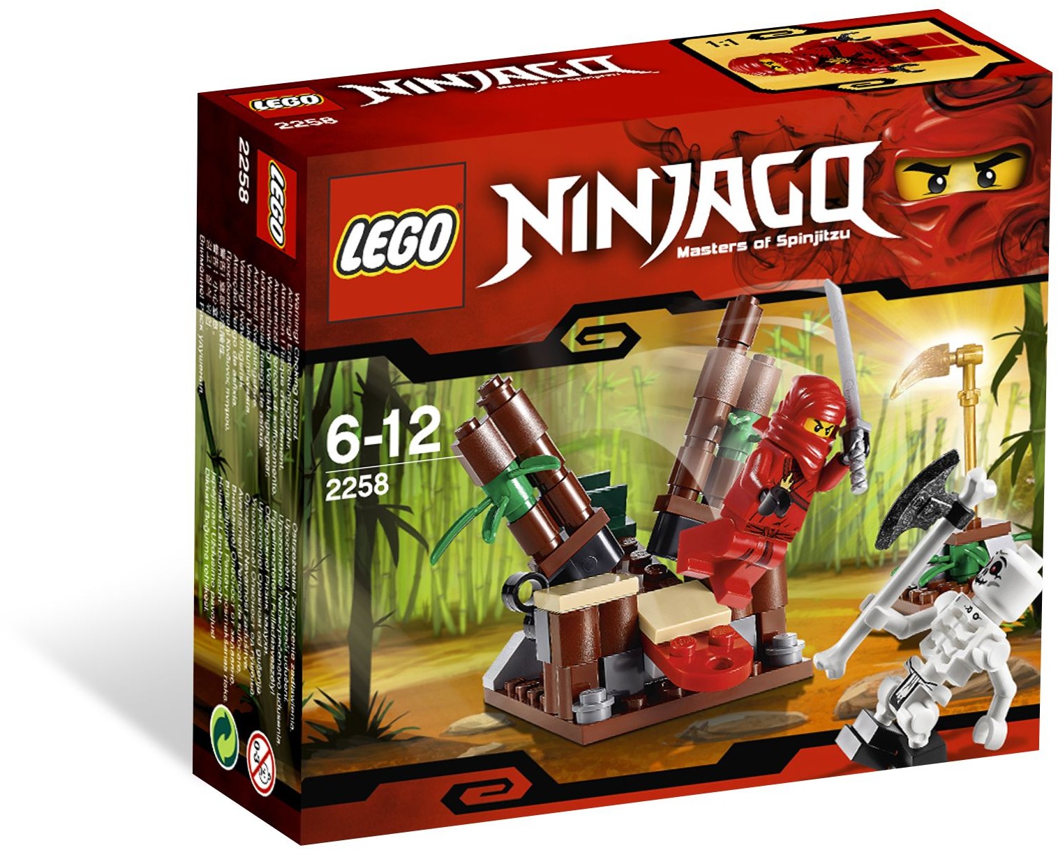 Ninja Ambush 2258 - hình ảnh tổng thể bộ LEGO