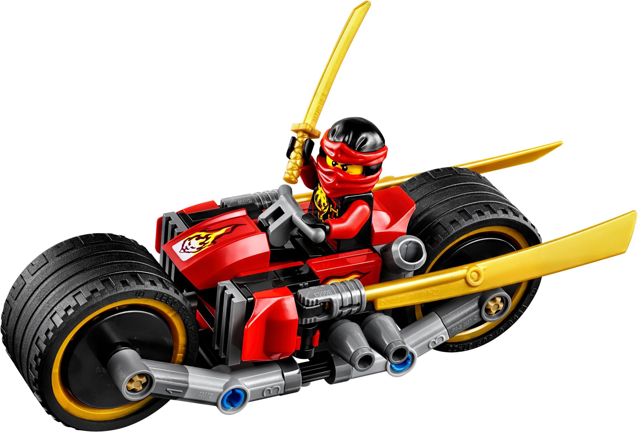 Ninja Bike Chase 70600 - góc nhìn khác của bộ LEGO