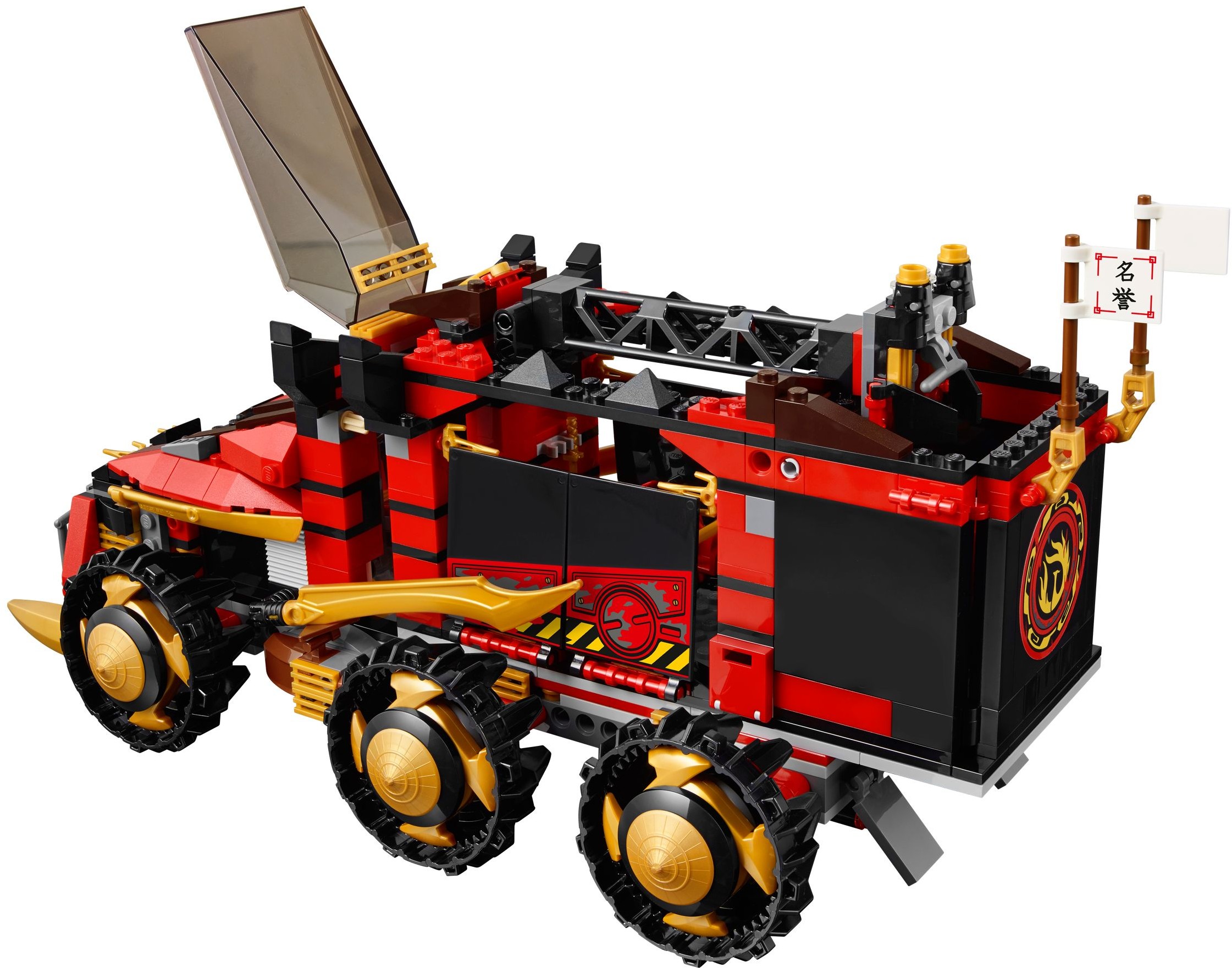 Ninja DB X 70750 - góc nhìn khác của bộ LEGO