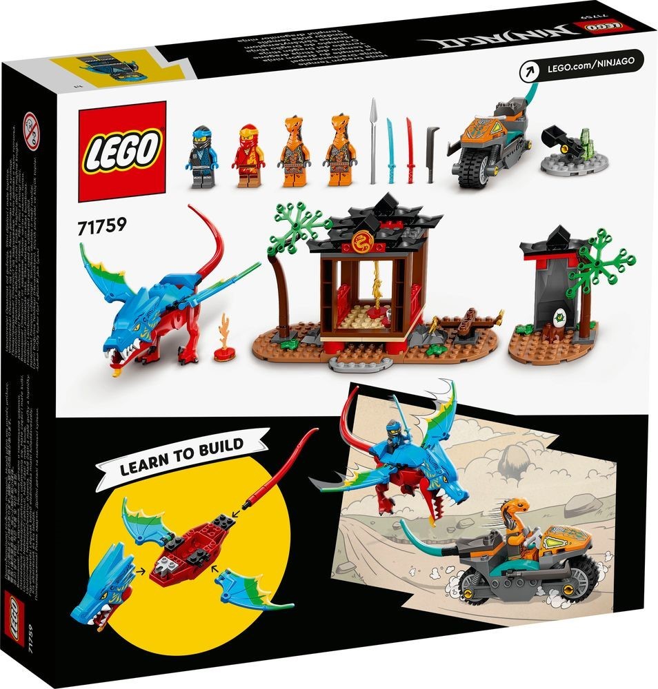 Ninja Dragon Temple 71759 - hình ảnh tổng thể bộ LEGO