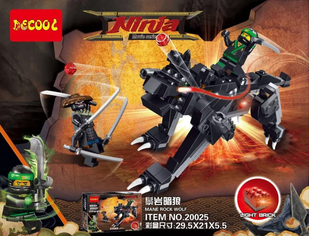 Ninja：Mane Rock Wolf  - hình ảnh tổng thể bộ LEGO