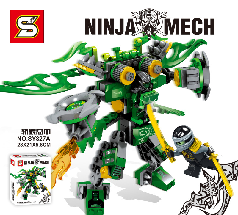 Ninja Mech - hình ảnh tổng thể bộ LEGO