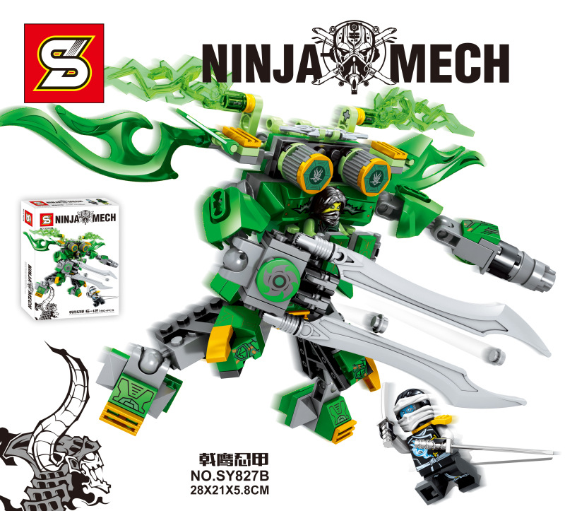 Ninja Mech - hình ảnh chi tiết bộ LEGO