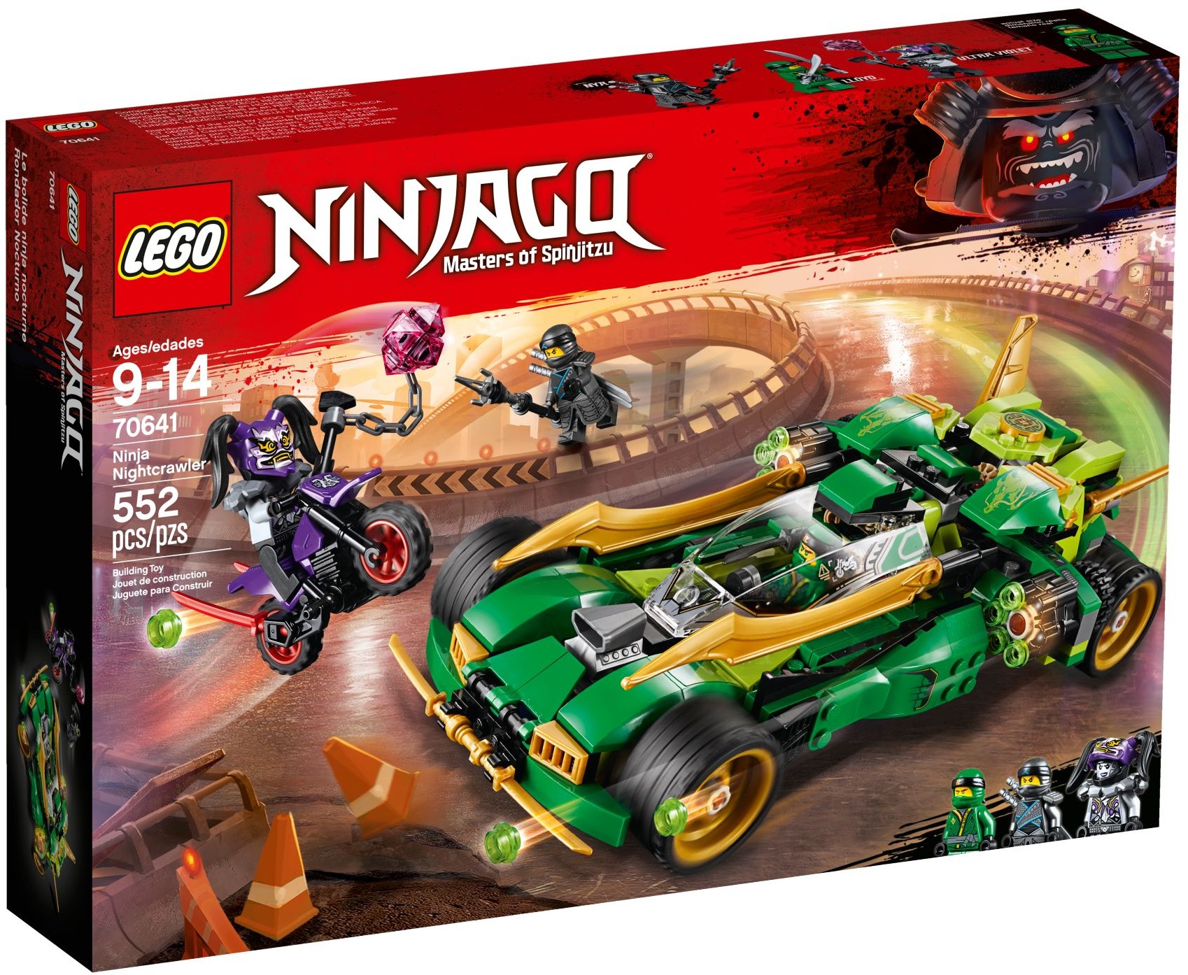 Ninja Nightcrawler 70641 - hình ảnh tổng thể bộ LEGO