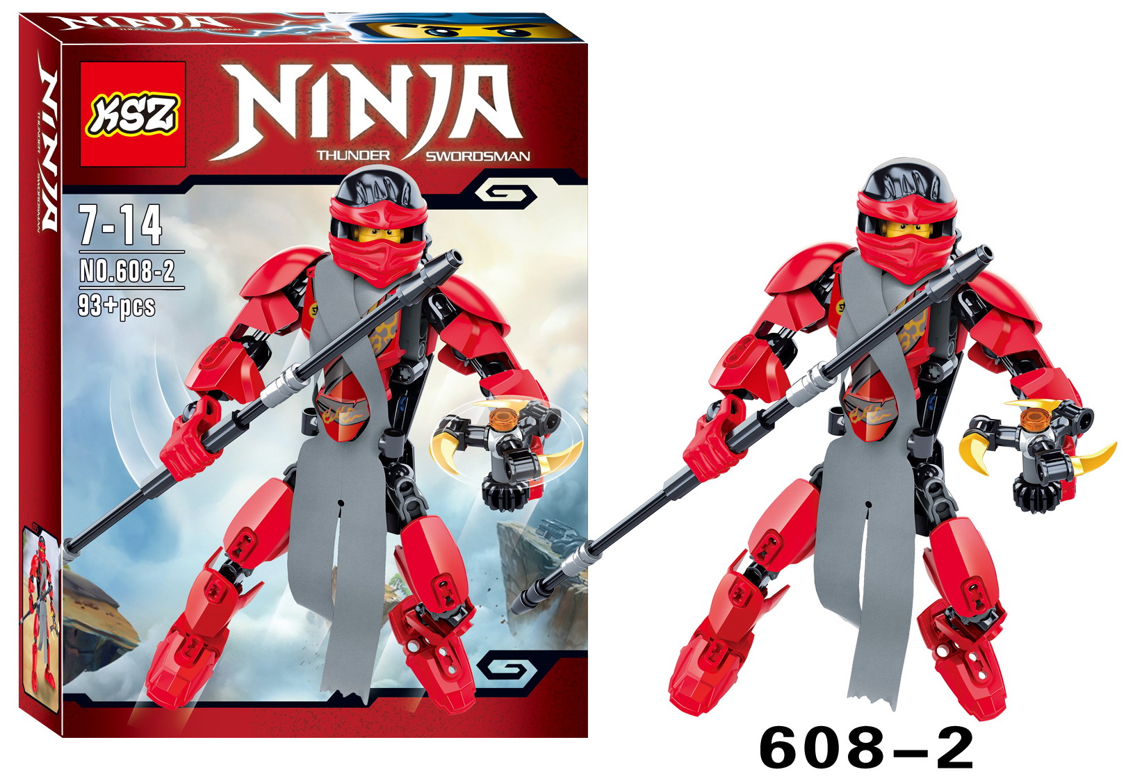 Ninja：Thunder Swordsman Kai Smith  - hình ảnh tổng thể bộ LEGO