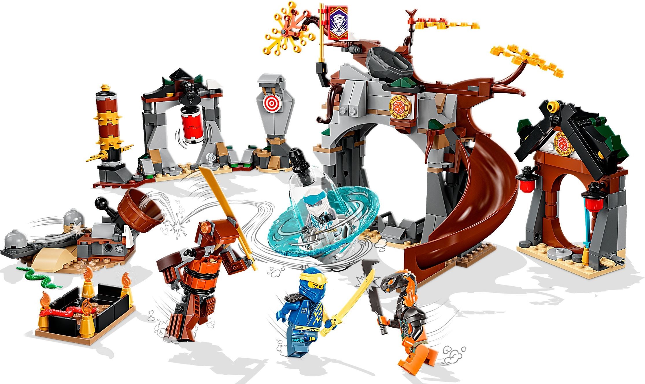 Ninja Training Center 71764 - góc nhìn khác của bộ LEGO