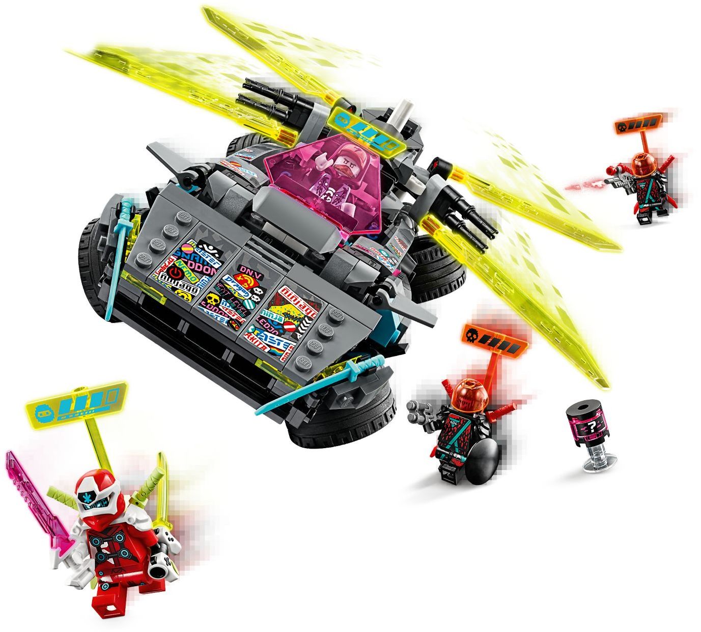 Ninja Tuner Car 71710 - hình ảnh chi tiết bộ LEGO