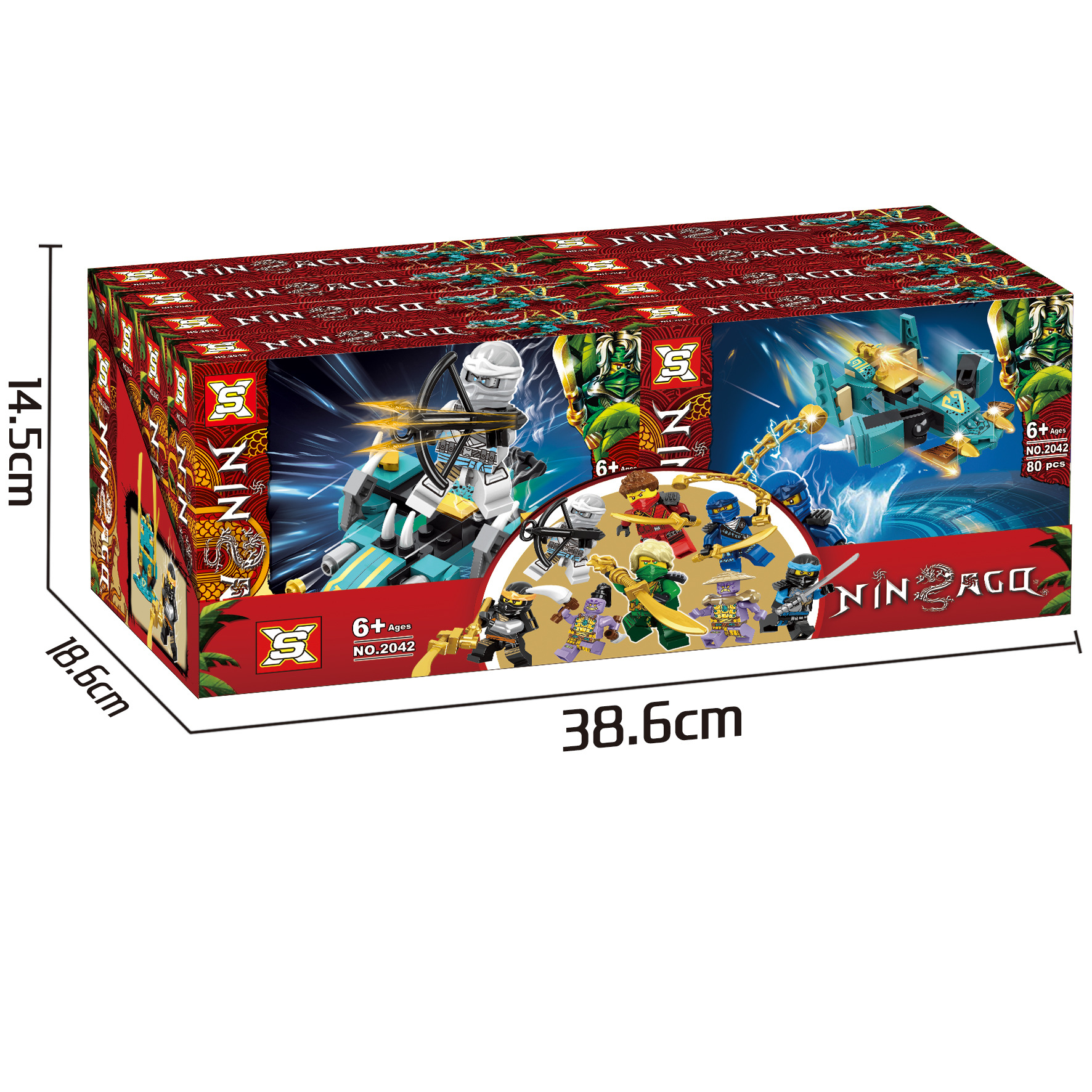 Ninjago  - hình ảnh tổng thể bộ LEGO